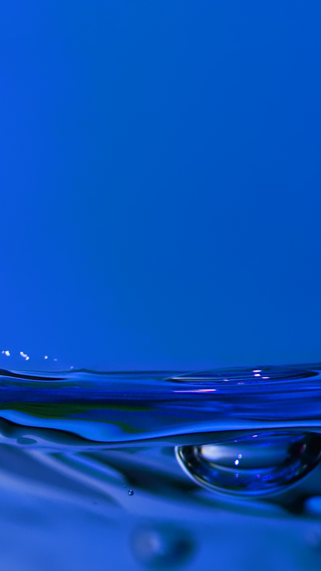 Обои синий кобальт, вода, жидкий, гидроресурсы, синий в разрешении 1080x1920