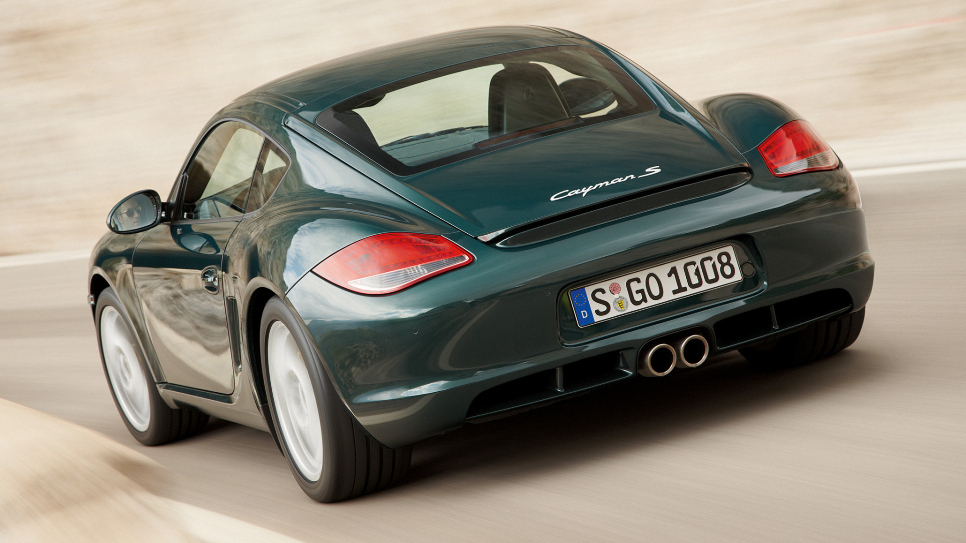 Обои 2009 Порше Кайман, Порше, спорткар, авто, Порше Кайман в разрешении 1920x1080