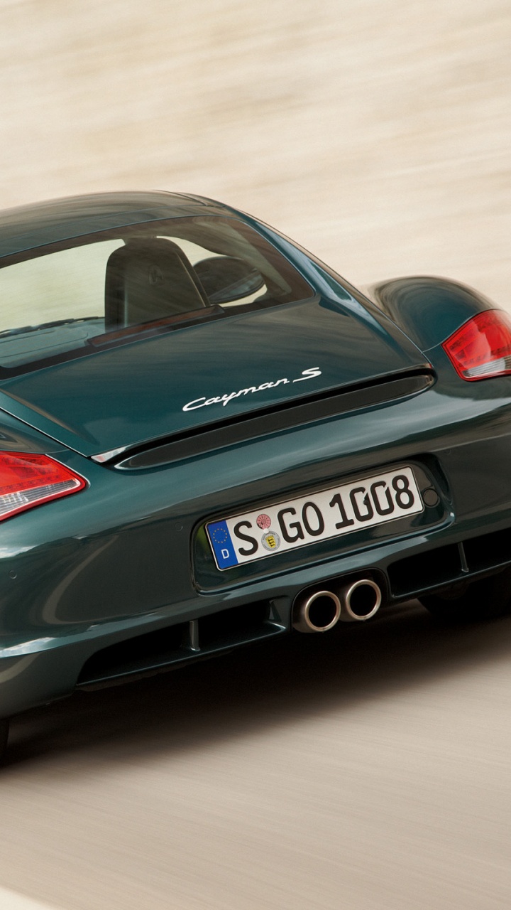 Обои 2009 Порше Кайман, Порше, спорткар, авто, Порше Кайман в разрешении 720x1280