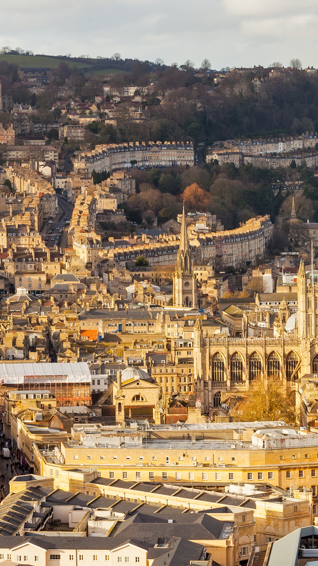 Обои апартаменты с видом ванна, городской пейзаж, городской район, город, метрополия в разрешении 1080x1920