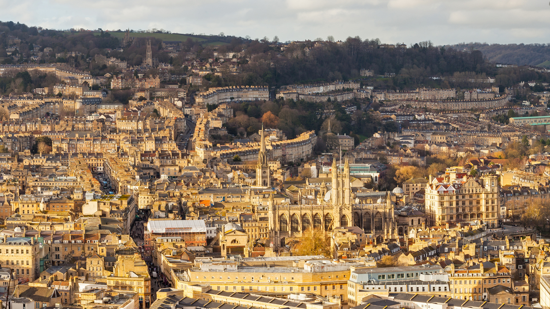 Обои апартаменты с видом ванна, городской пейзаж, городской район, город, метрополия в разрешении 1920x1080