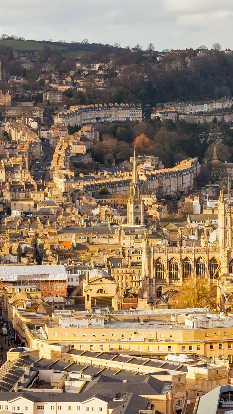 Обои апартаменты с видом ванна, городской пейзаж, городской район, город, метрополия в разрешении 750x1334