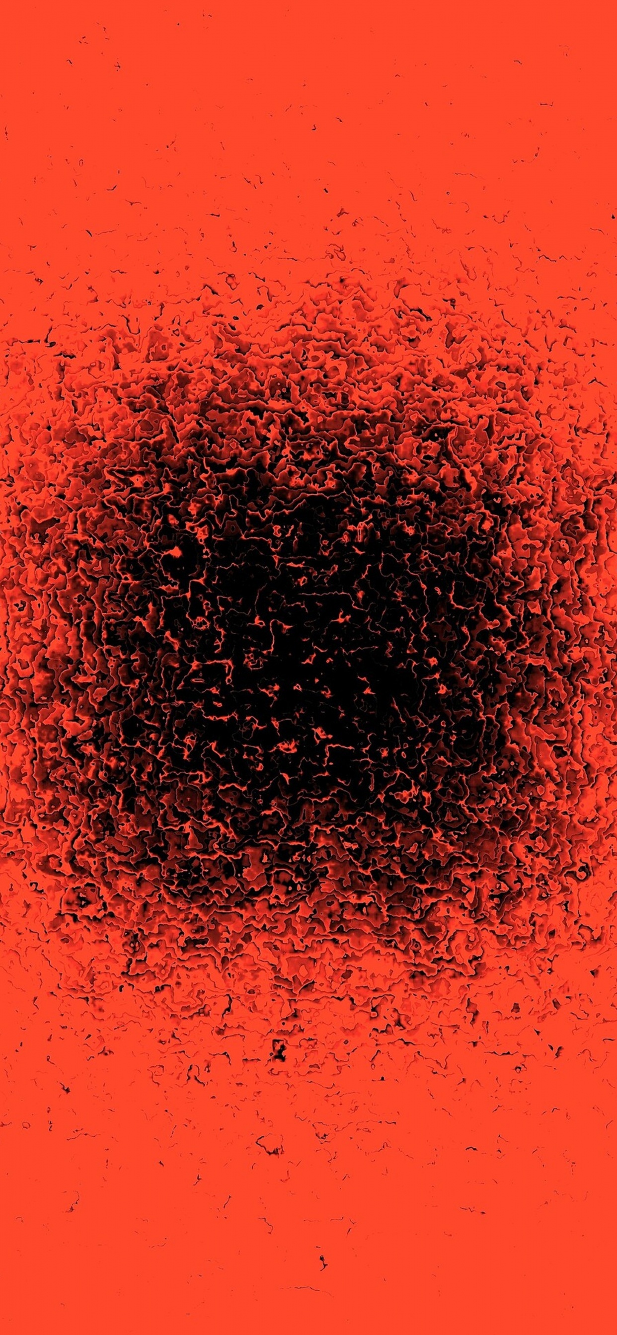 Обои Апельсин, красный цвет, графика, текстовые сообщения, измеритель в разрешении 1242x2688