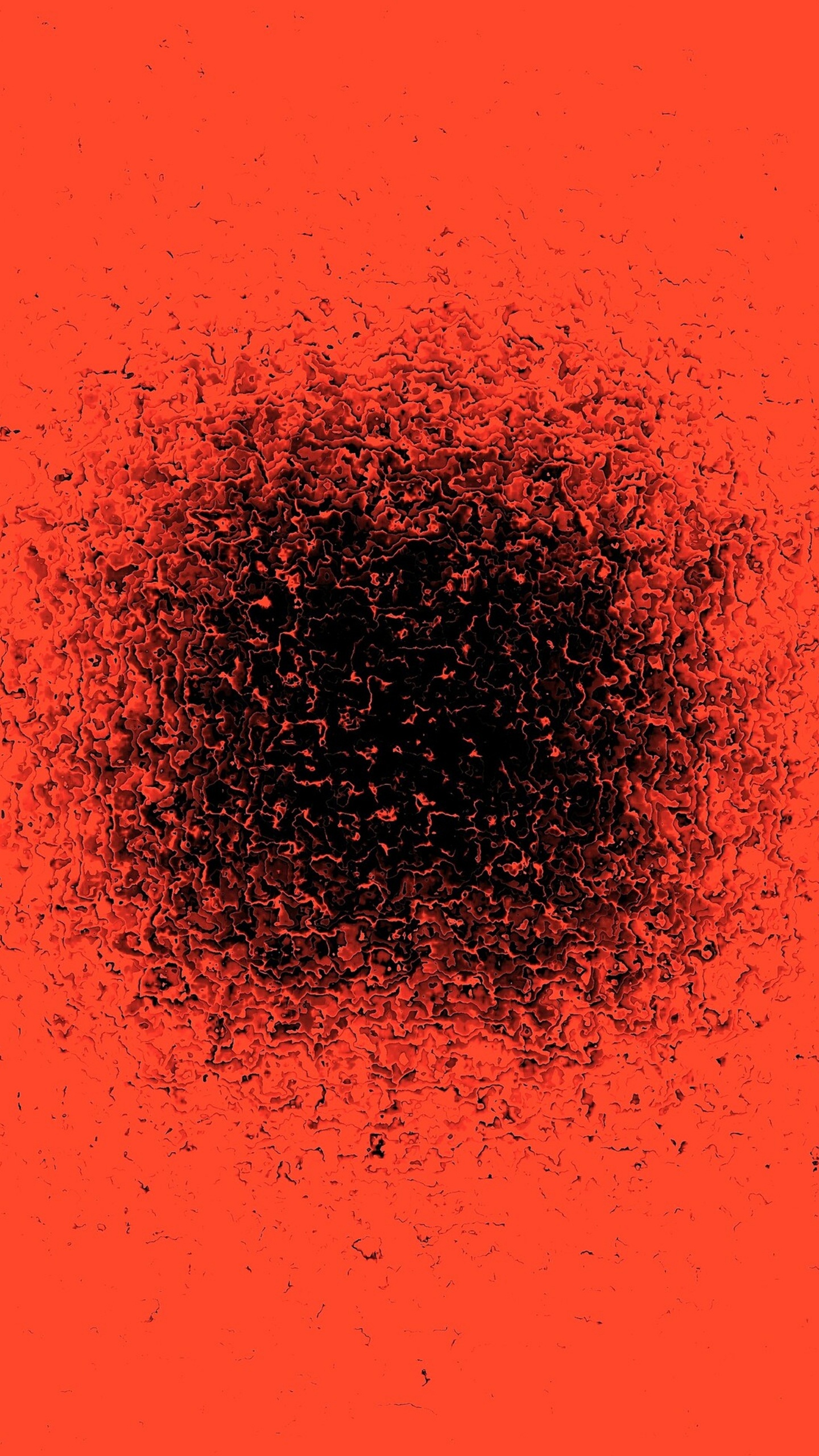 Обои Апельсин, красный цвет, графика, текстовые сообщения, измеритель в разрешении 1440x2560