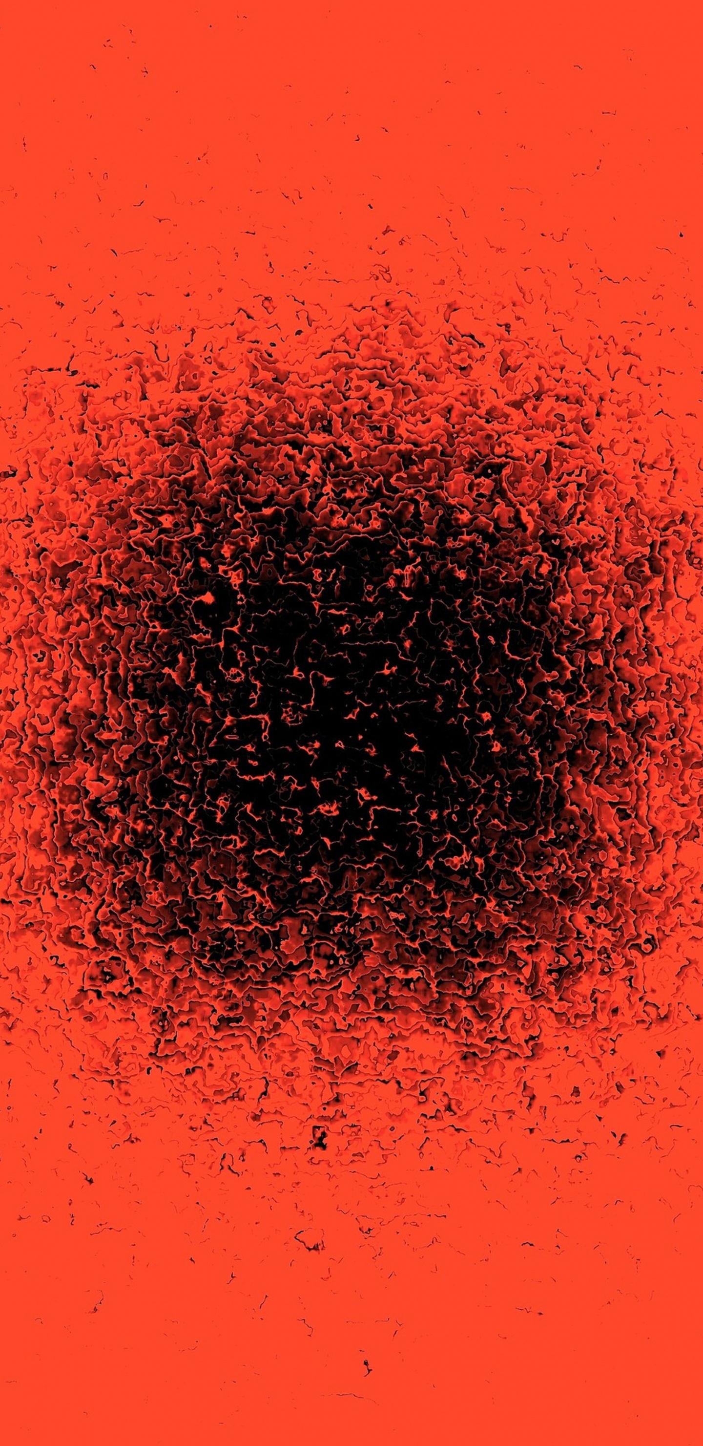 Обои Апельсин, красный цвет, графика, текстовые сообщения, измеритель в разрешении 1440x2960