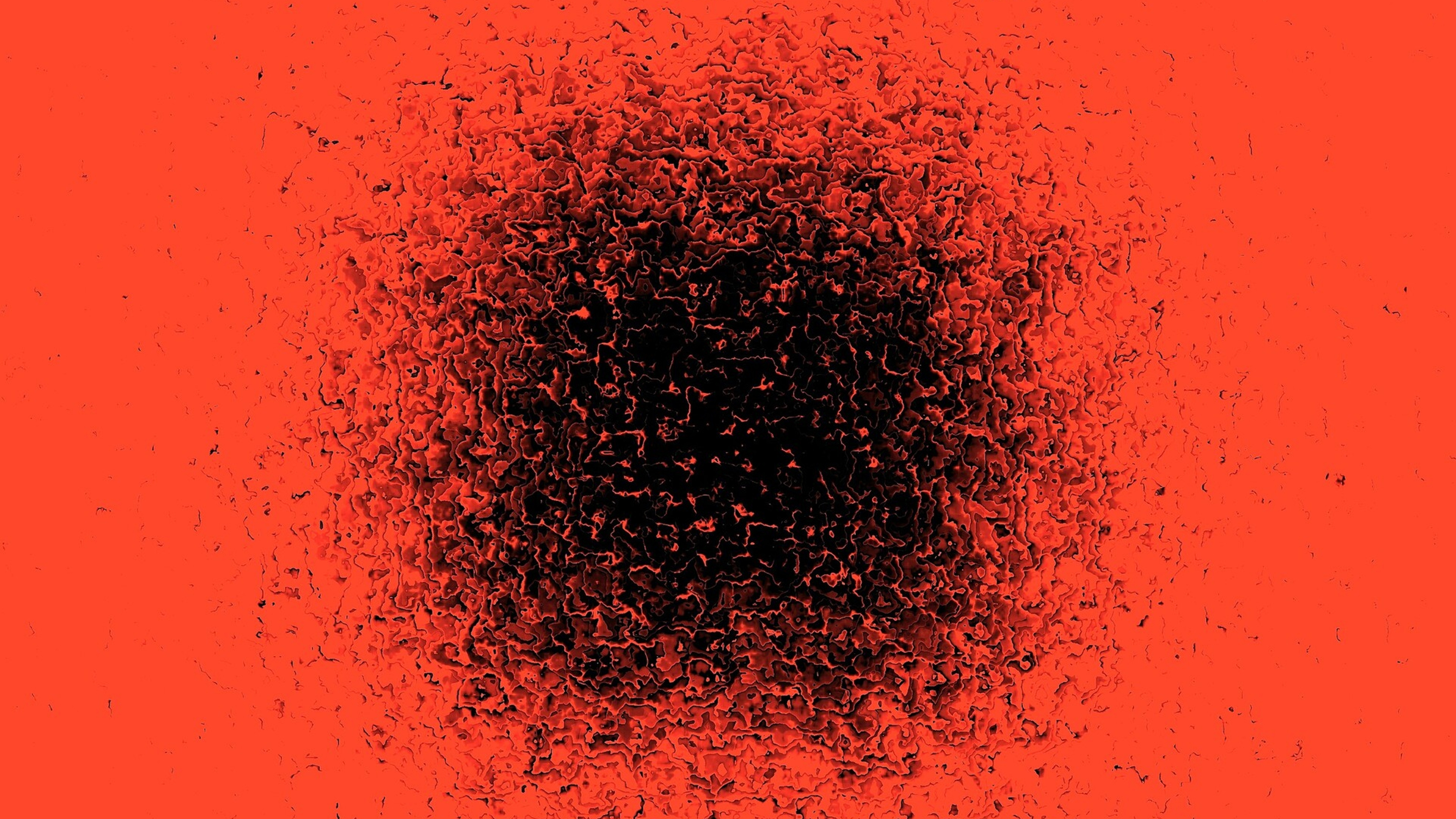 Обои Апельсин, красный цвет, графика, текстовые сообщения, измеритель в разрешении 3840x2160