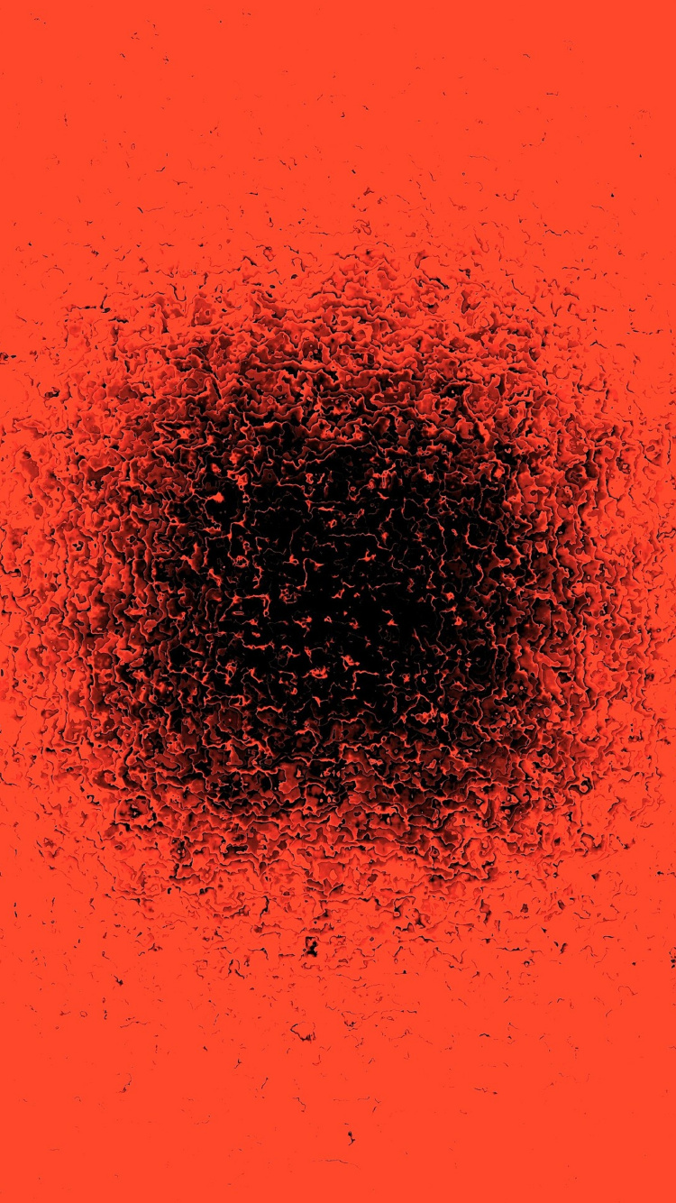 Обои Апельсин, красный цвет, графика, текстовые сообщения, измеритель в разрешении 750x1334