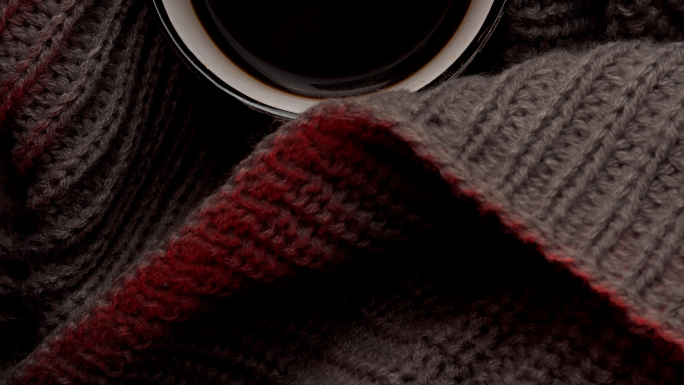 Обои посуда, чашка, кофейная чашка, рукав, ткань в разрешении 1366x768