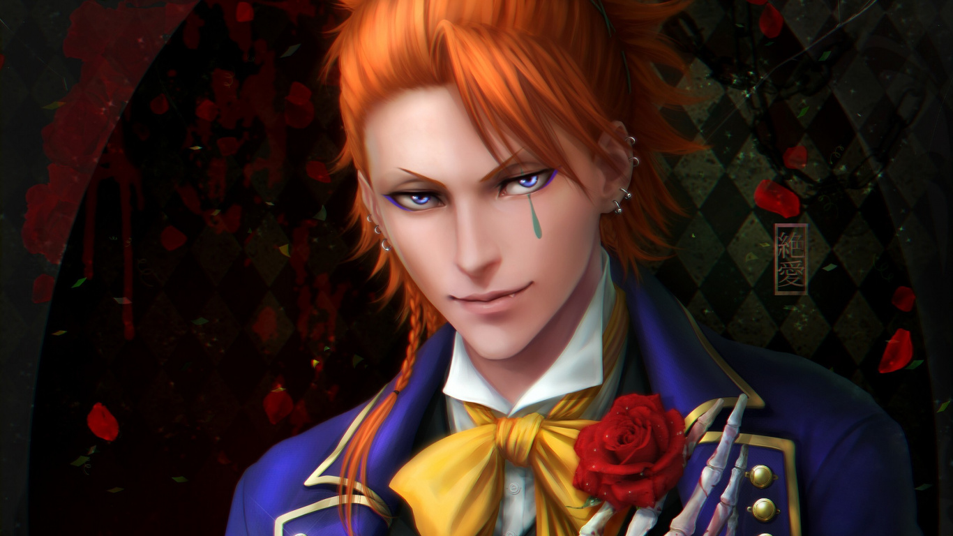 Обои черный Батлер, Сиэль phantomhive, Себастьян михаэлис, аниме, Манга в разрешении 1366x768