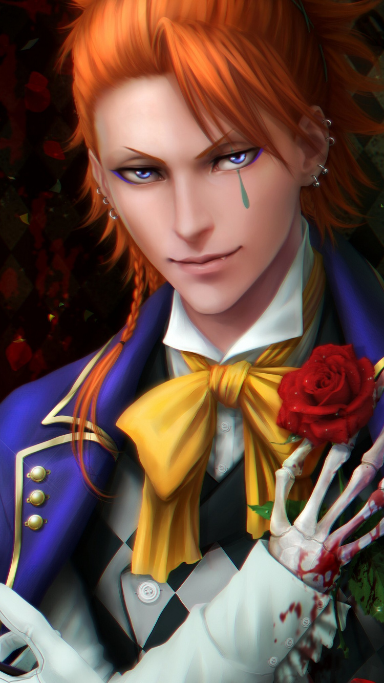 Обои черный Батлер, Сиэль phantomhive, Себастьян михаэлис, аниме, Манга в разрешении 750x1334