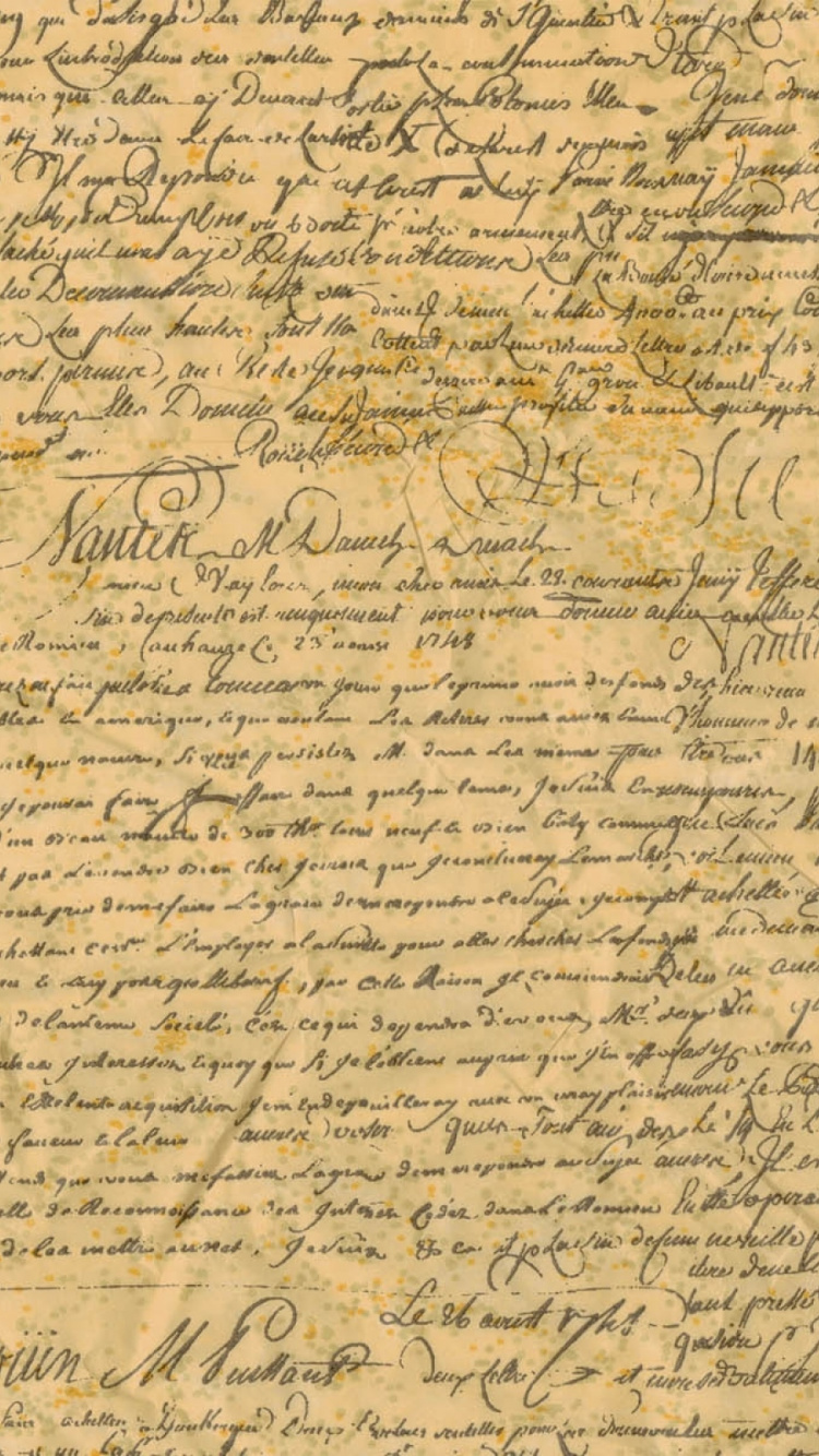 Обои бумага, рукопись, текст, почерк, документ в разрешении 750x1334