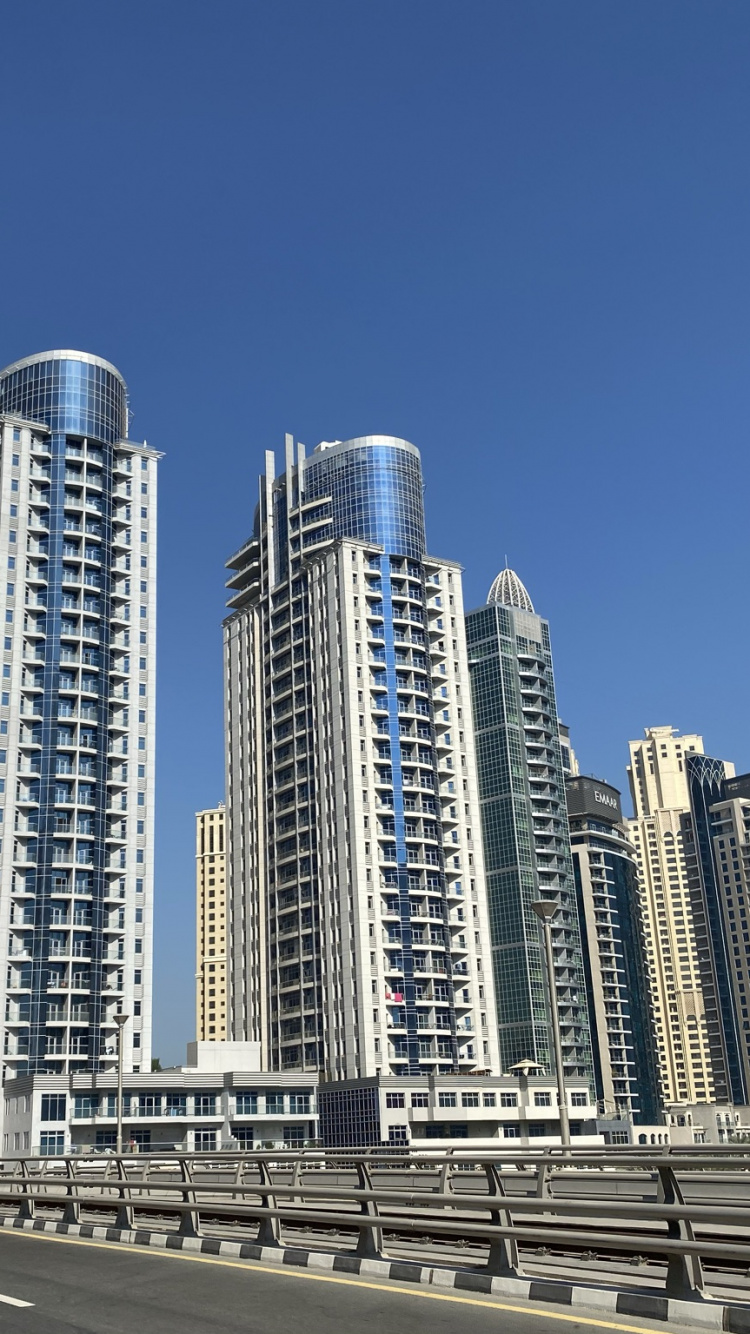 Обои Дубай, образовательное агентство путешествий, башня, дневное время, метрополия в разрешении 750x1334