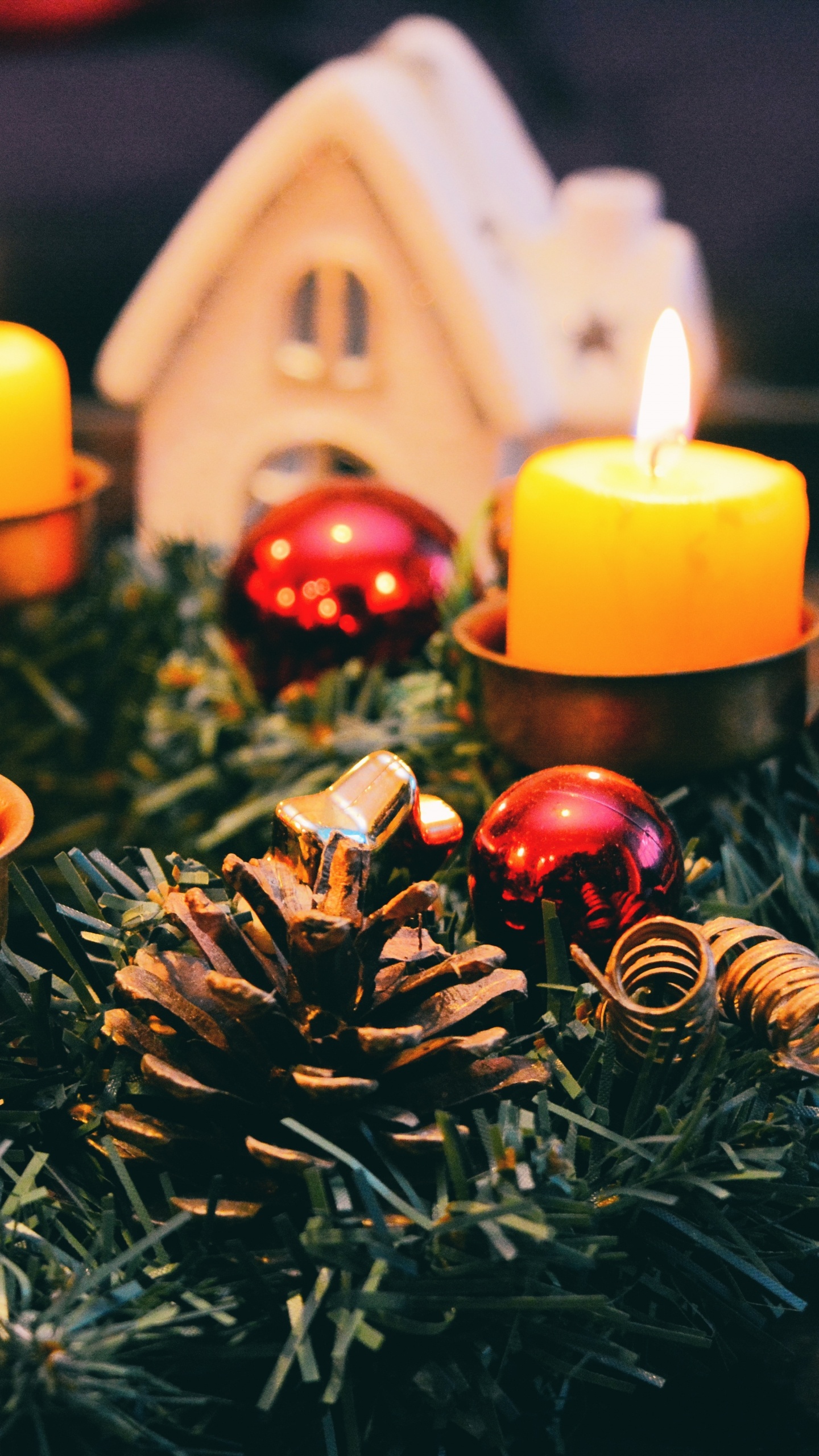 Обои Рождественский день, Рождественский рынок, Рождество и курортный сезон, Рождественская музыка, праздник в разрешении 1440x2560