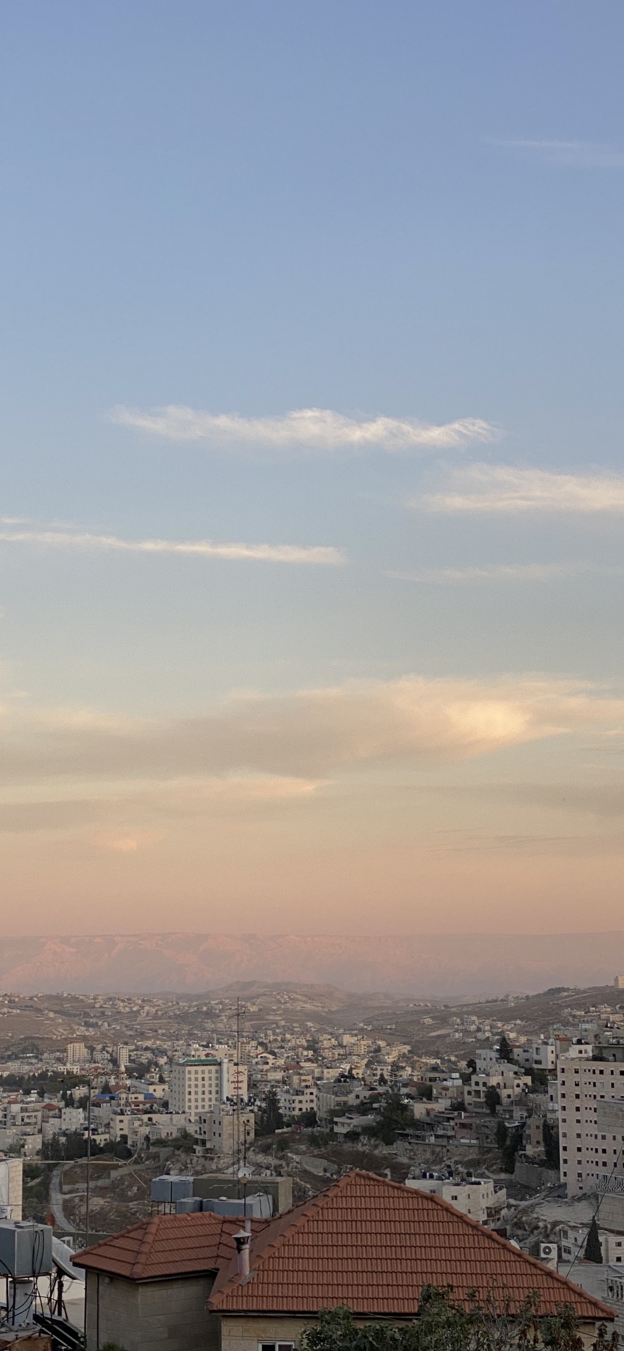 Обои небоскреб, дневное время, соседство, жилой район, город в разрешении 1242x2688