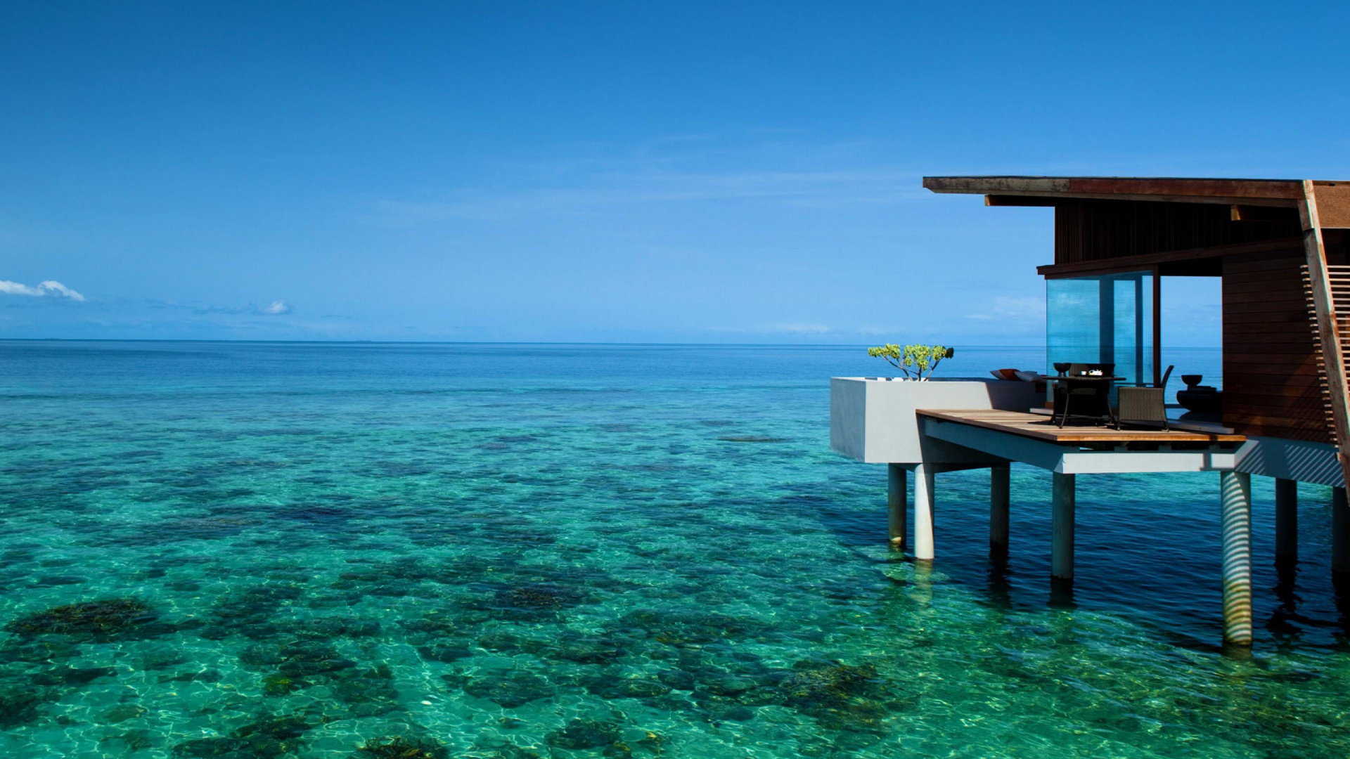 Обои виллы Alila hadahaa, Парк Hyatt Hadahaa Мальдивы, вилла, прибежище, отпуск в разрешении 1920x1080