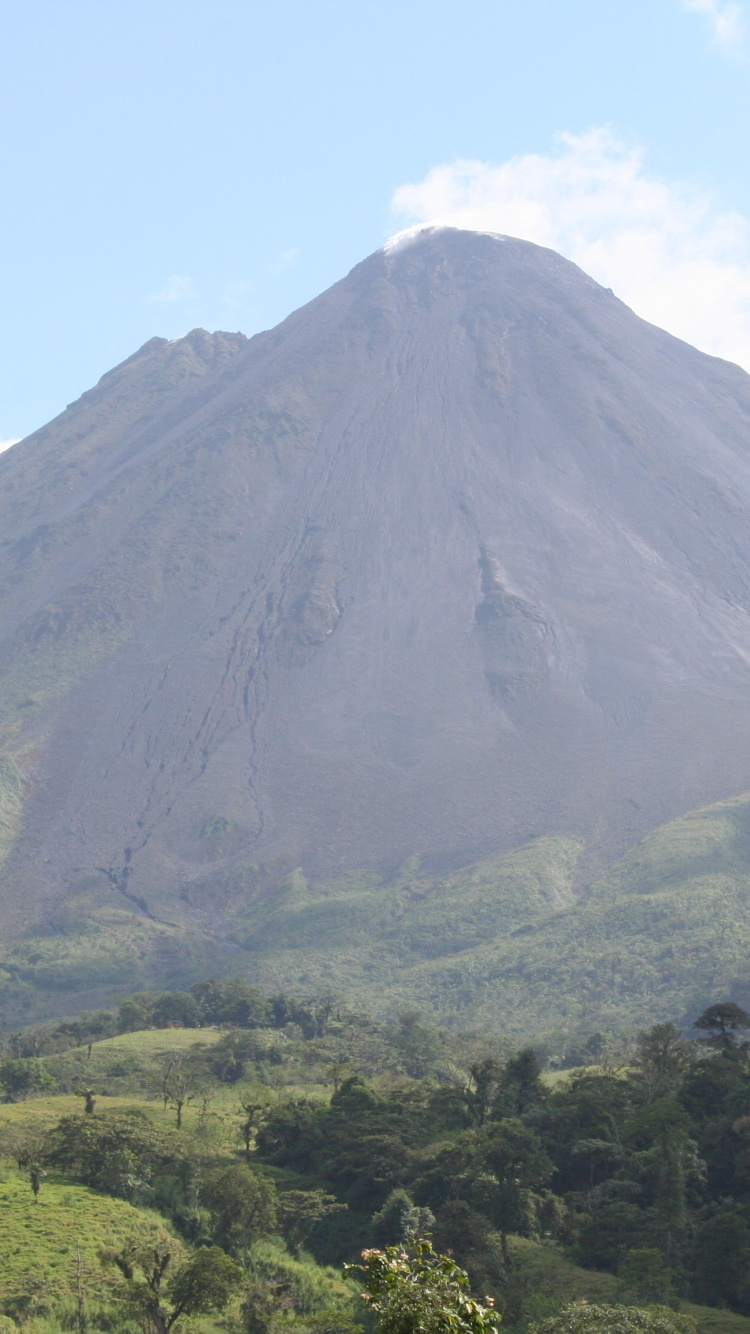 Обои нагорье, пейзажи гор, вулкан, стратовулкан, щитовой вулкан в разрешении 750x1334