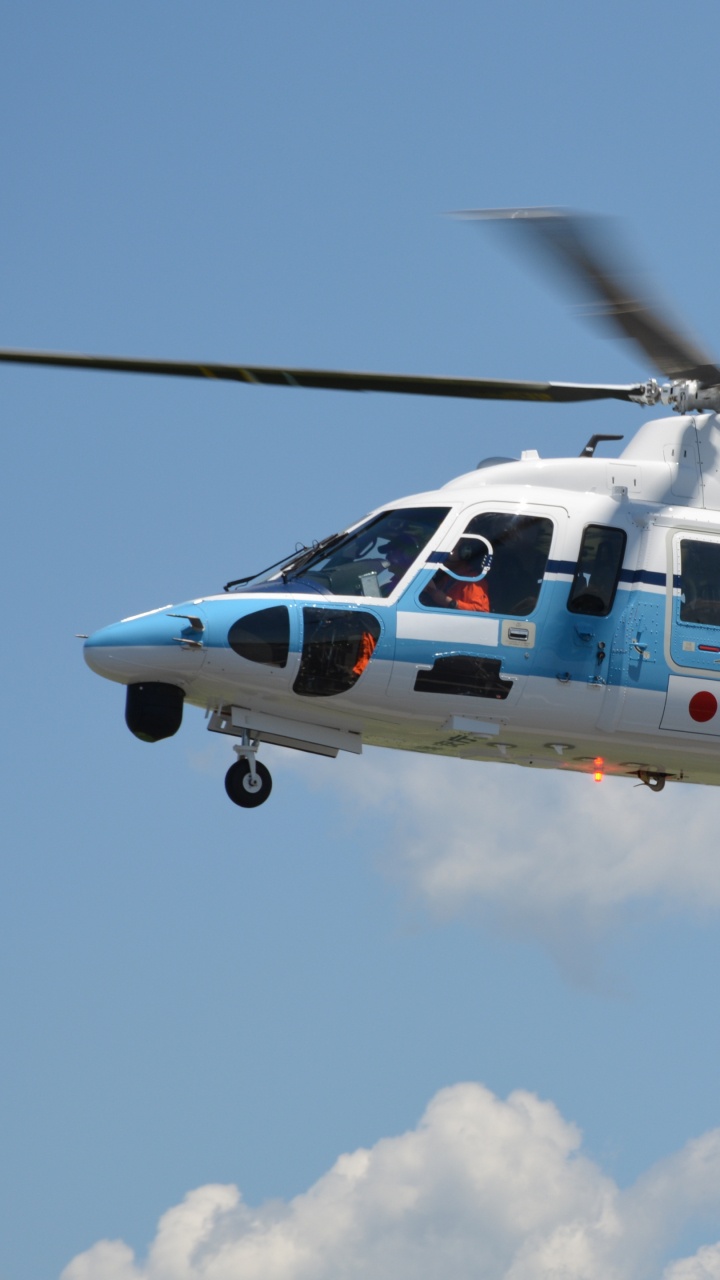 Обои авиация, винтокрылая машина, полет, аэрокосмическая техника, небо в разрешении 720x1280