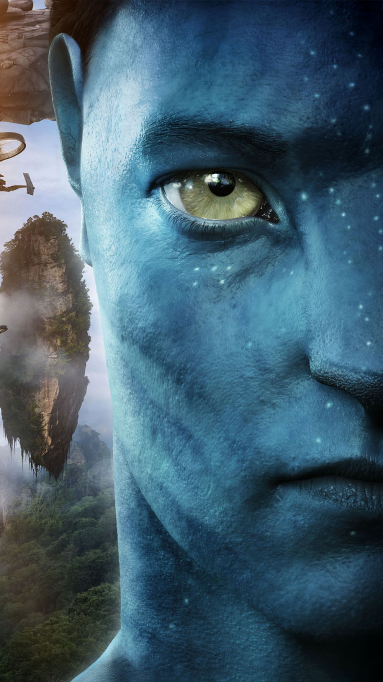 Обои Джейк Салли, человек, фильм, портрет, Джейк Вводит Свой Аватар Мир в разрешении 750x1334