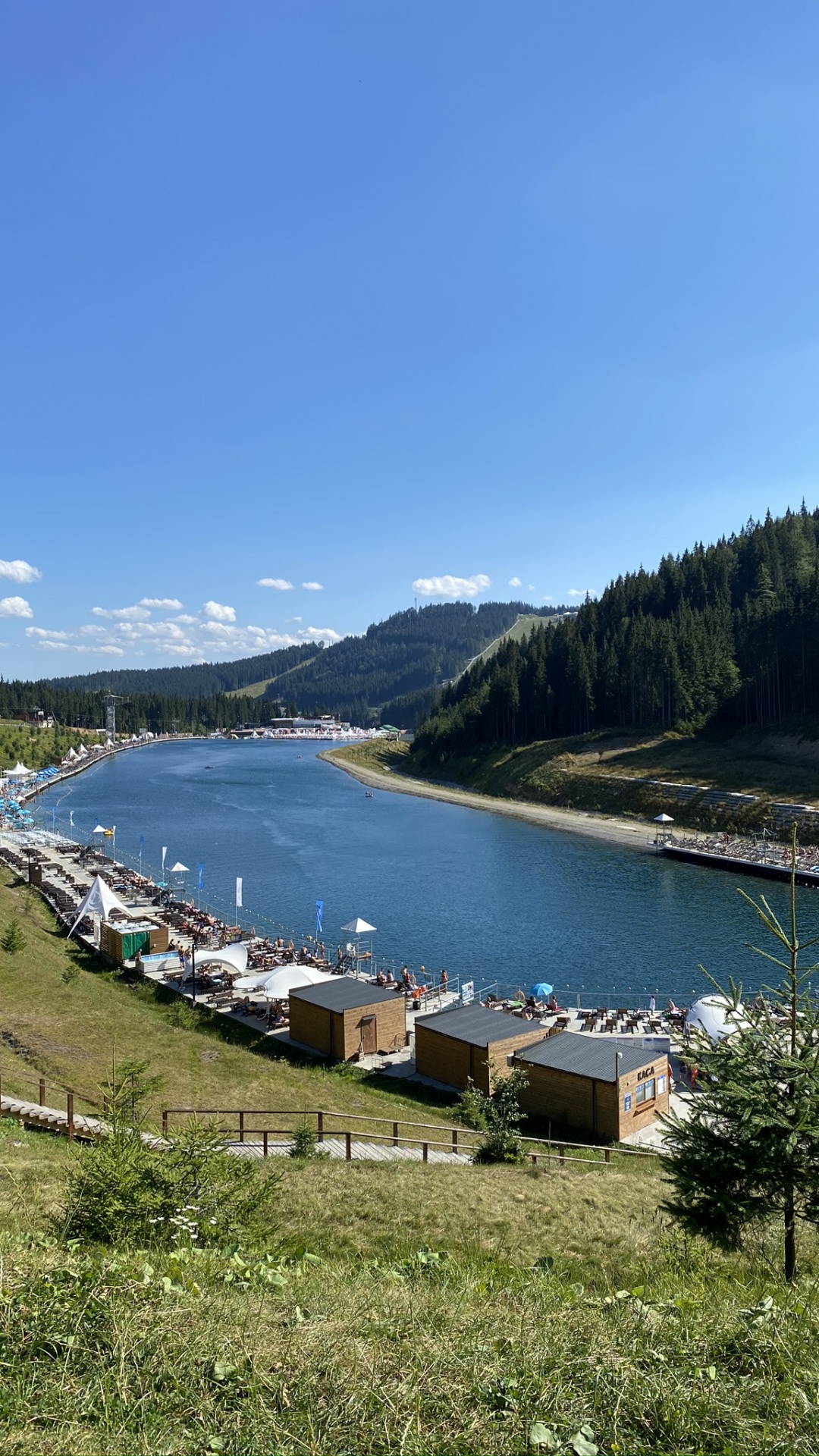 Обои пейзажи гор, фьорд, горный хребет, гидроресурсы, вода в разрешении 1080x1920