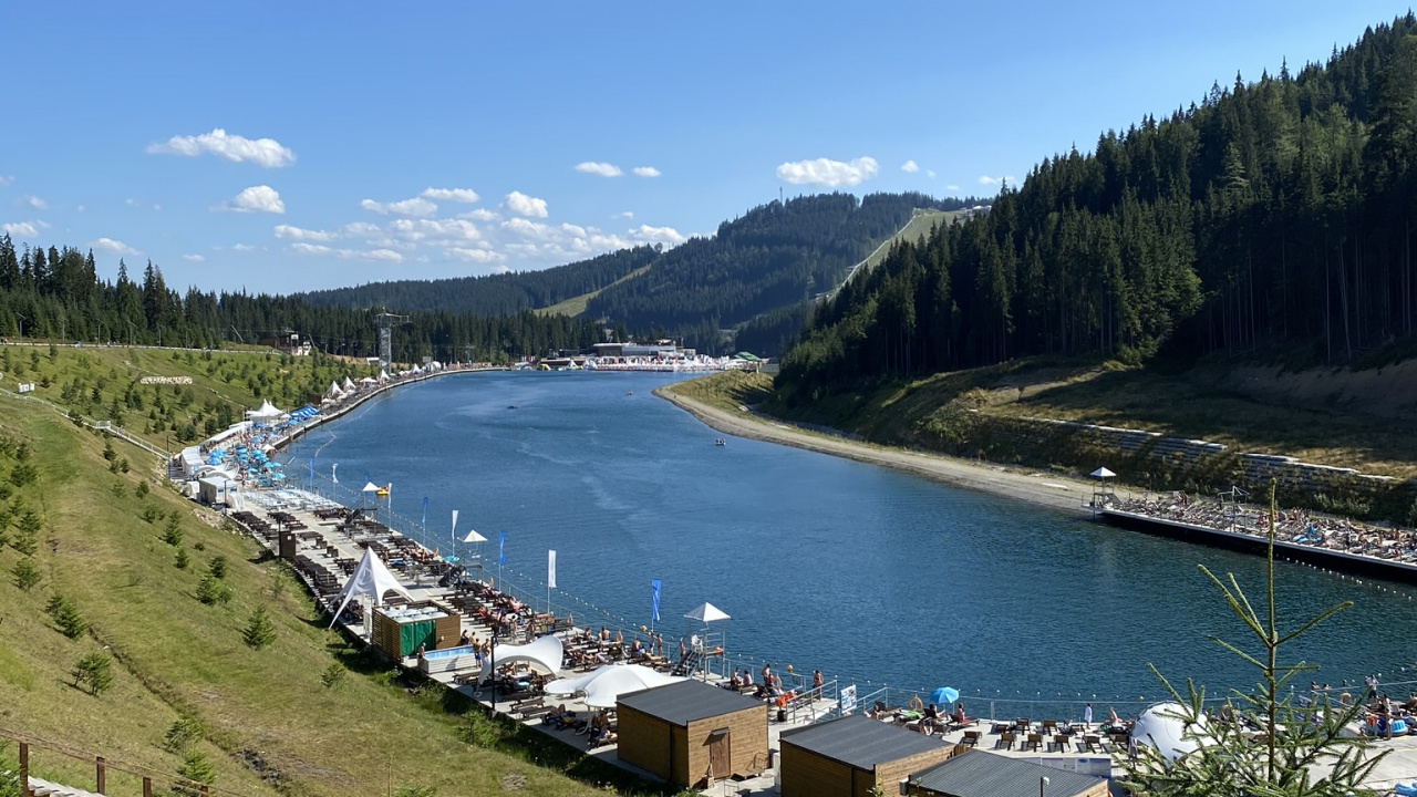 Обои пейзажи гор, фьорд, горный хребет, гидроресурсы, вода в разрешении 1280x720
