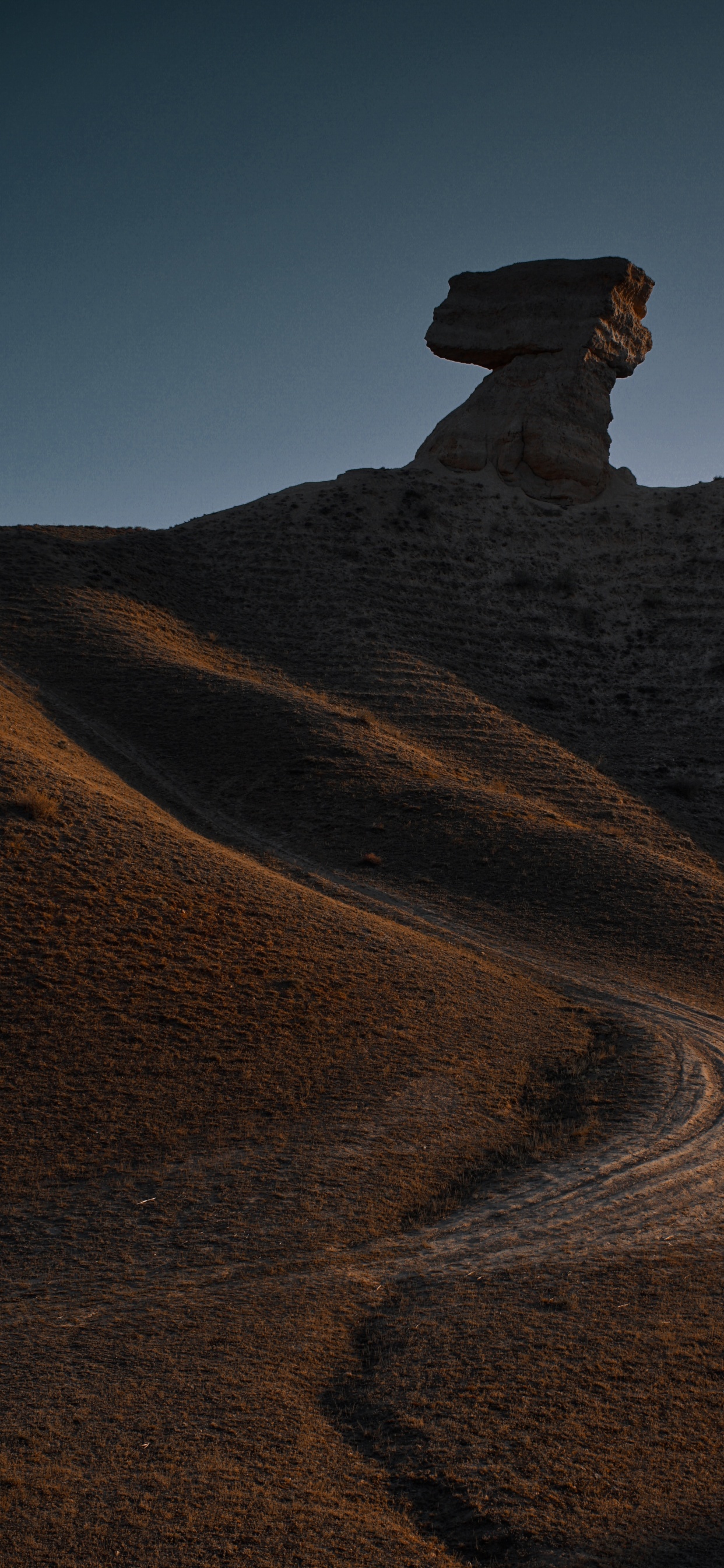 Обои окружающая среда, небо, коричневый цвет, геология, рок в разрешении 1242x2688