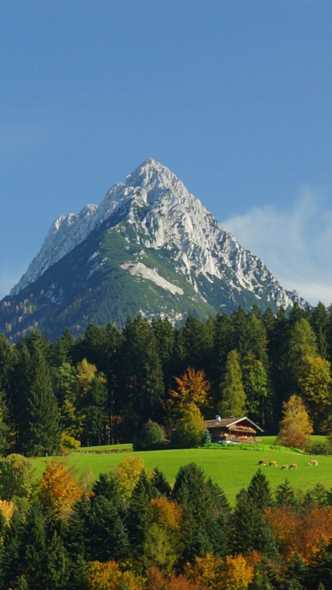 Обои 6 7 дюймов, смартфон, горный рельеф, гора, природный ландшафт в разрешении 1080x1920