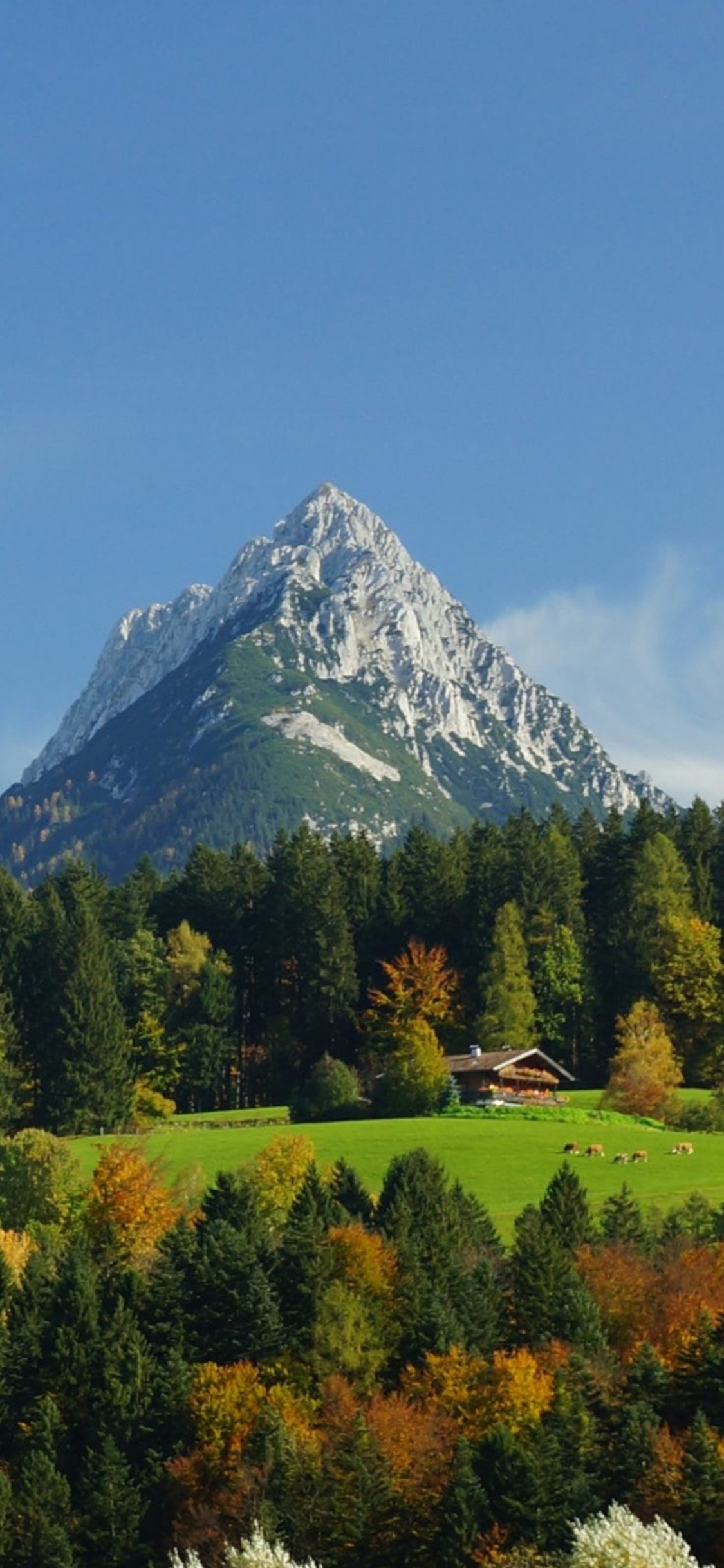 Обои 6 7 дюймов, смартфон, горный рельеф, гора, природный ландшафт в разрешении 1125x2436