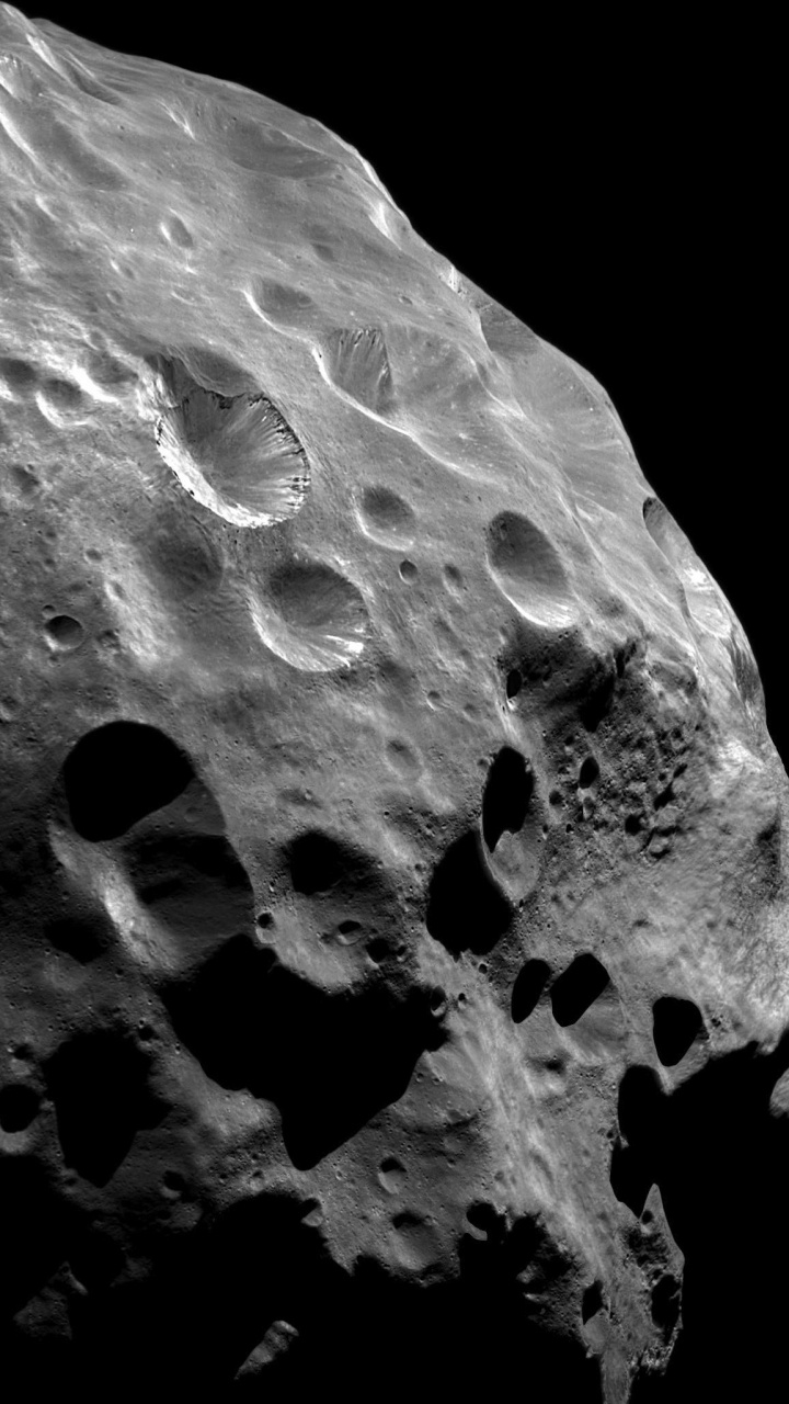 Обои земля, Сатурн, луна Сатурна, естественный спутник, луна в разрешении 720x1280
