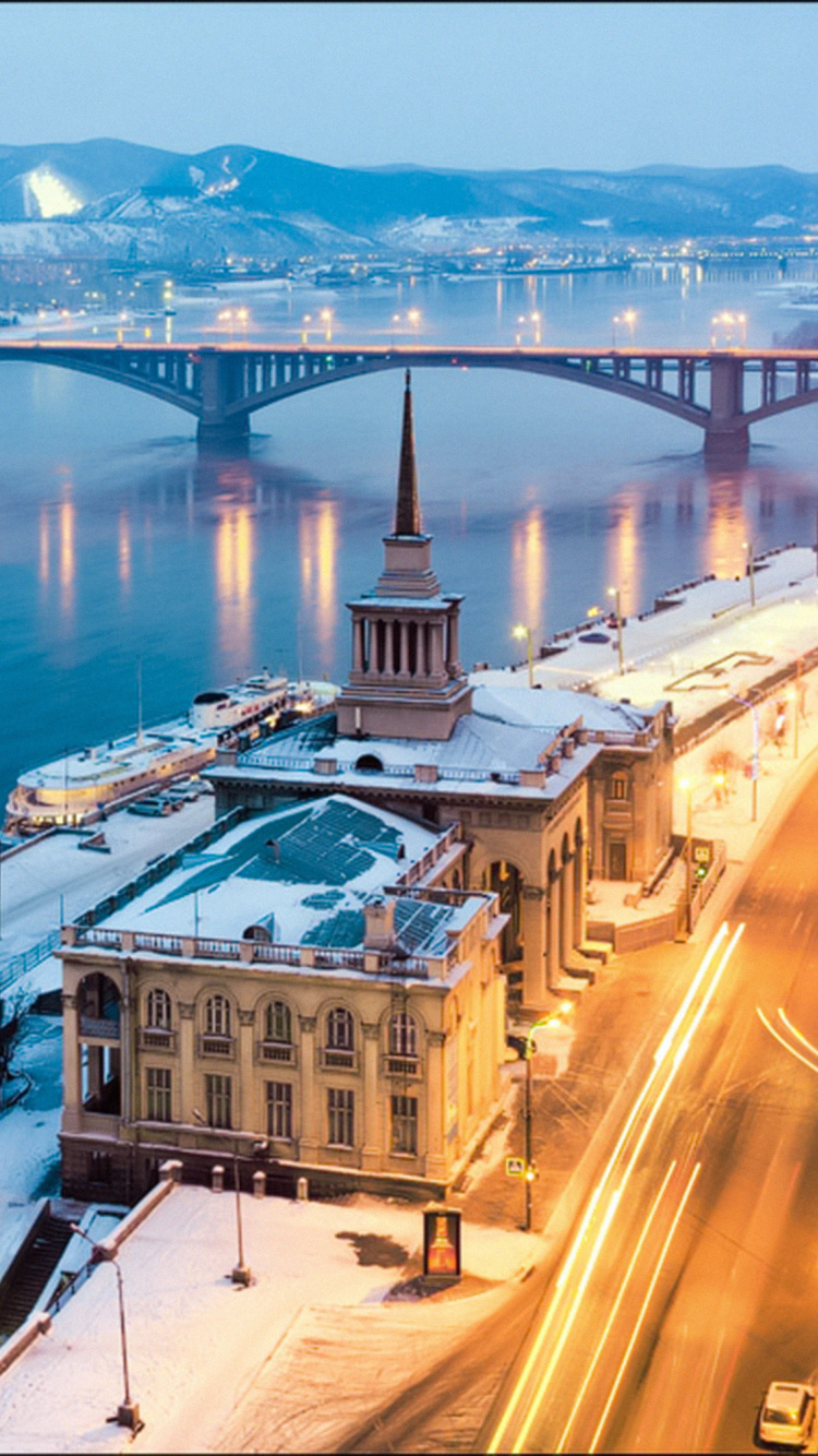 Обои мост, городской пейзаж, ориентир, город, метрополия в разрешении 750x1334