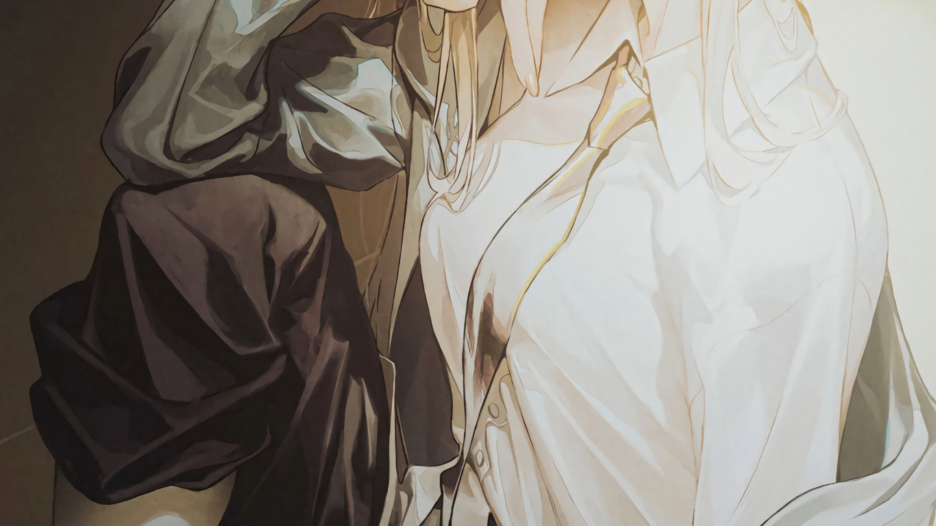 Обои сила аниме арт, аниме арт, аниме, арт, фан арт в разрешении 1366x768