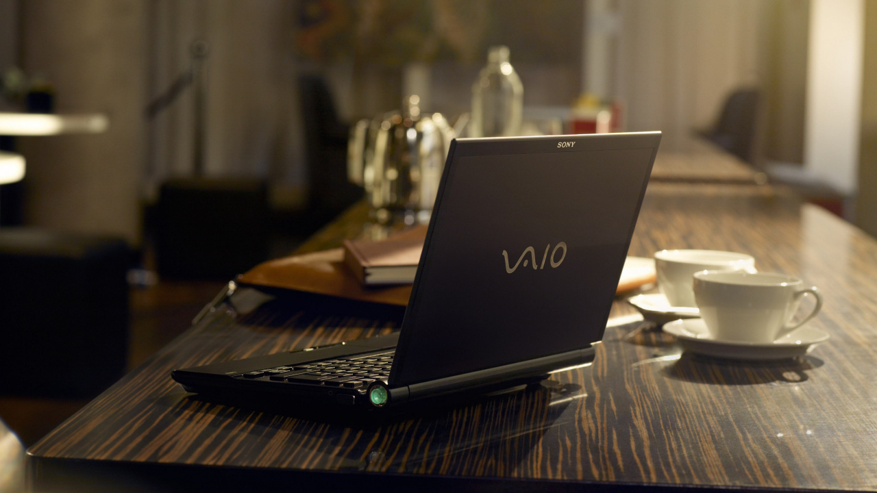 Обои vaio, таблица, нетбук, устройства вывода, рабочий стол в разрешении 1280x720