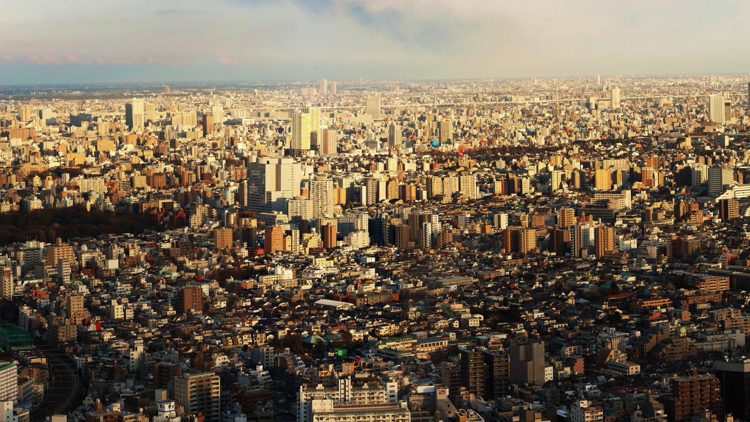 Обои небоскреб, городской пейзаж, городской район, город, метрополия в разрешении 2560x1440