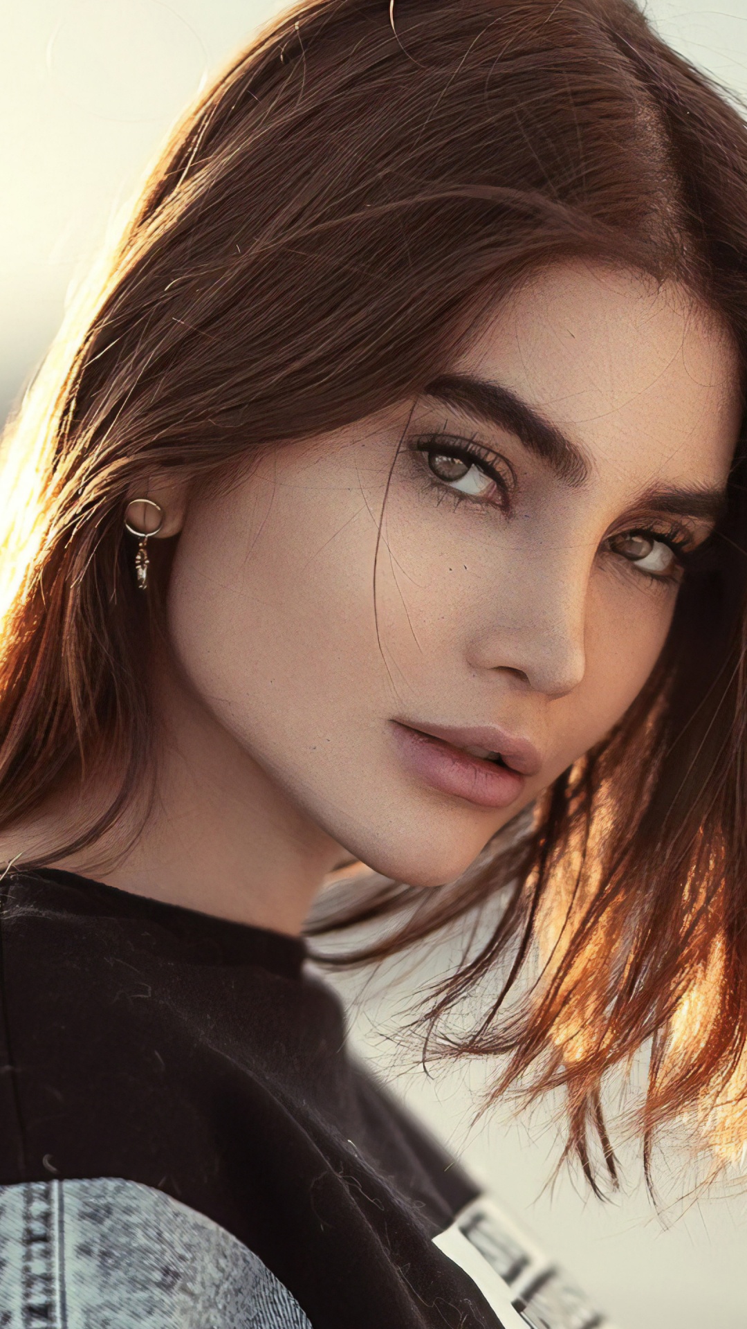 Обои если ты хочешь любви, волосы, губа, бровь, глаз в разрешении 1080x1920