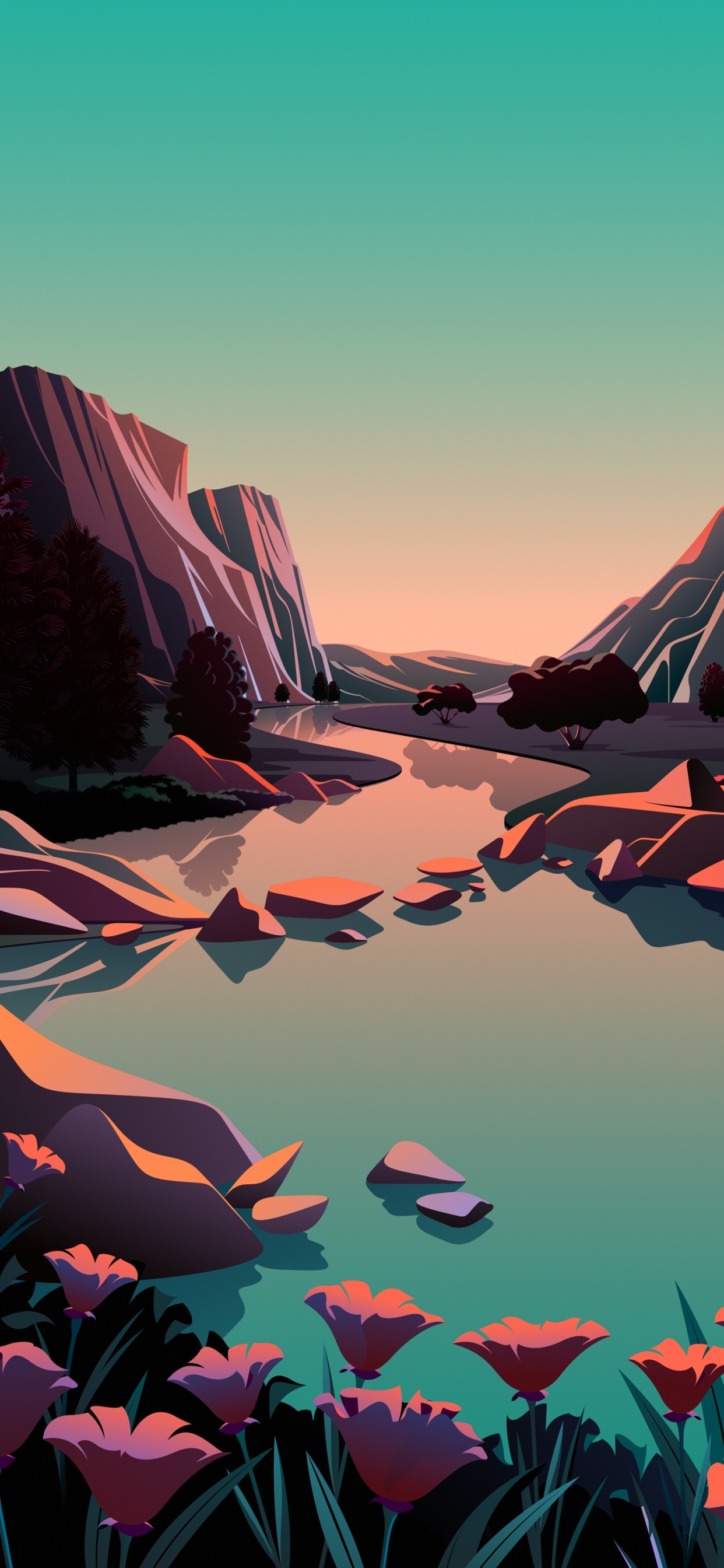 Обои айпад, ipad pro, apple, iPad Air, iOS 14 в разрешении 1242x2688