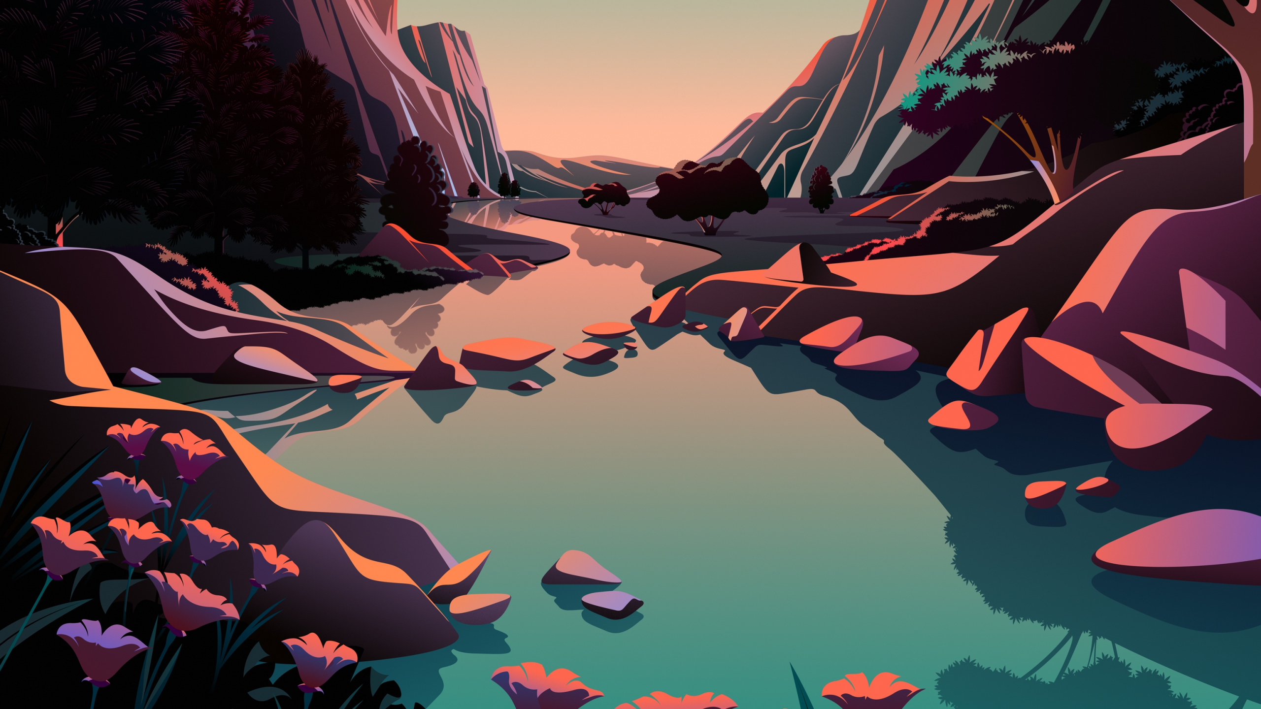 Обои айпад, ipad pro, apple, iPad Air, iOS 14 в разрешении 2560x1440