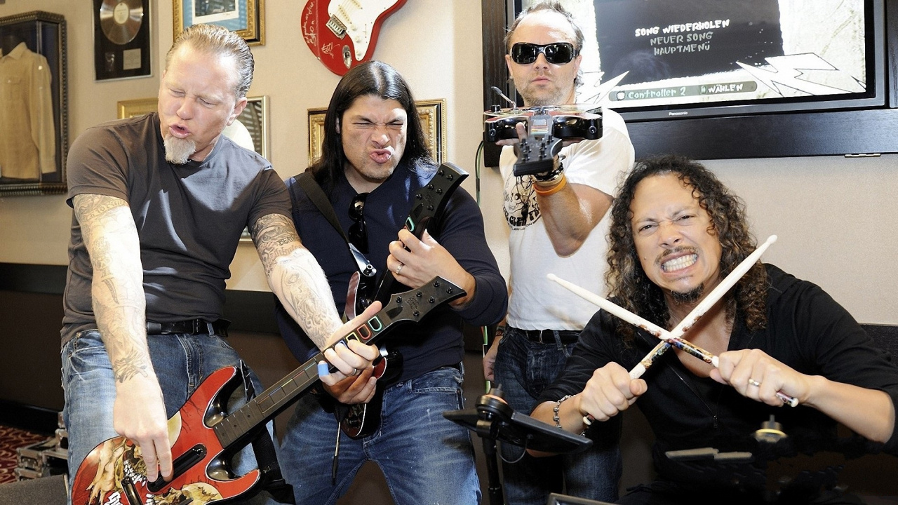 Обои металлика какой-то монстр, Ларс Ульрих, Metallica, Святой Гнев, Какой-То Монстр в разрешении 1280x720