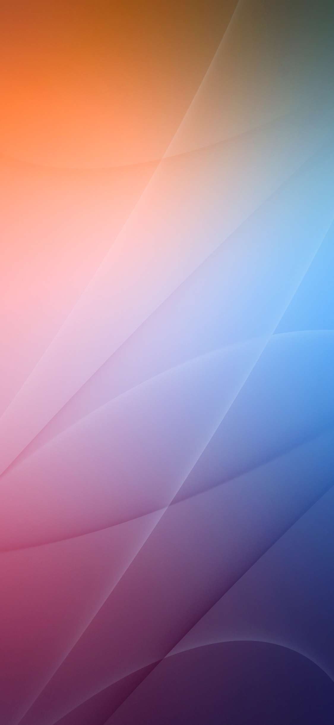 Обои атмосфера, геометрия, математика, красочность, пурпур в разрешении 1125x2436