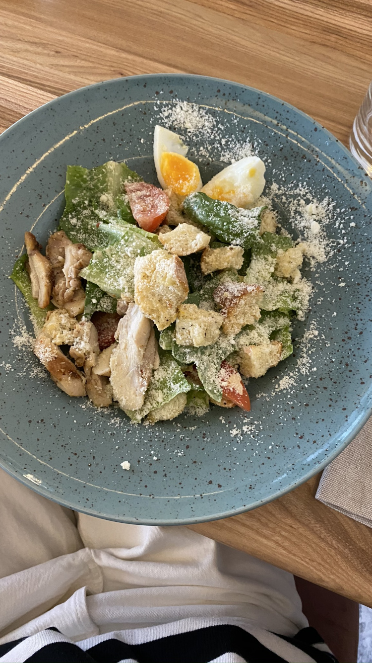 Обои салат Цезарь, фаттуш, итальянская кухня, листовой овощ, пища в разрешении 750x1334