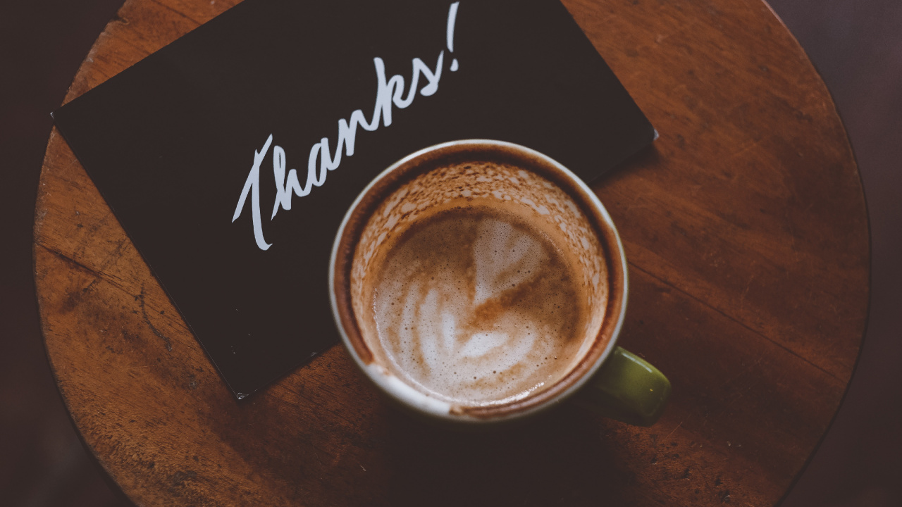 Обои кофе спасибо, кубинский эспрессо, кофе, латте, Кафе с молоком в разрешении 1280x720