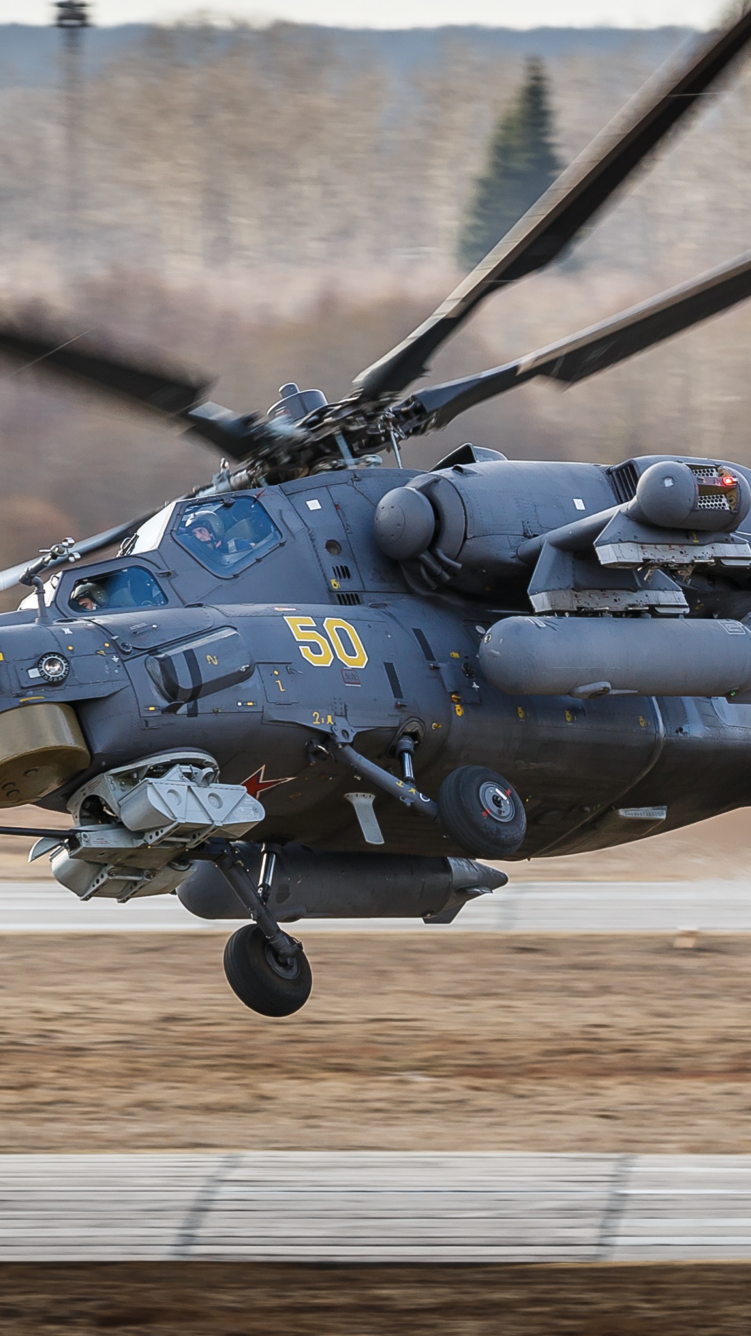 Обои вертолет, Вертолеты России, ударный вертолет, военный вертолет, самолеты в разрешении 1080x1920