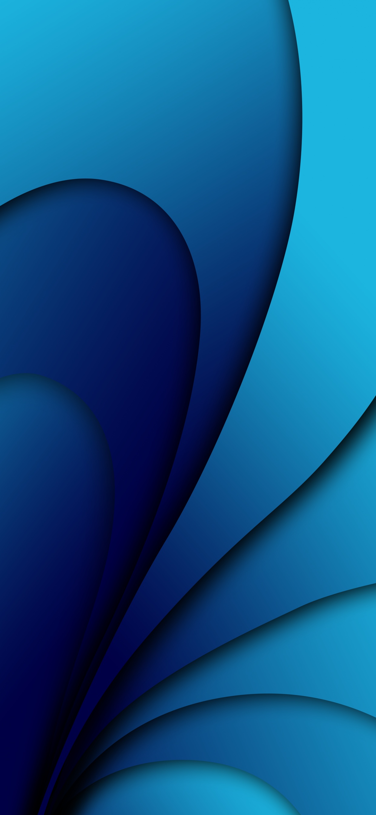 Обои синий, лазурный, капюшон, Аква, материальное свойство в разрешении 1242x2688