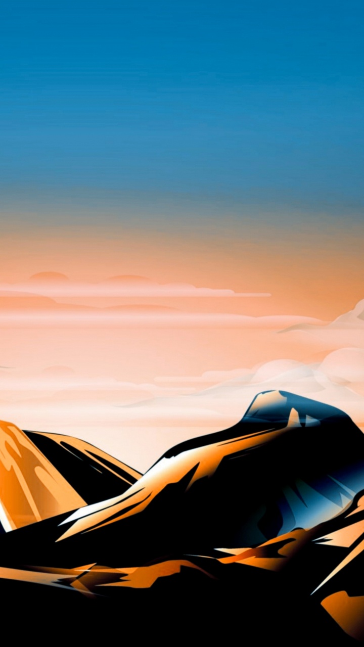 Обои геометрия, математика, облако, капюшон, автомобильное освещение в разрешении 720x1280