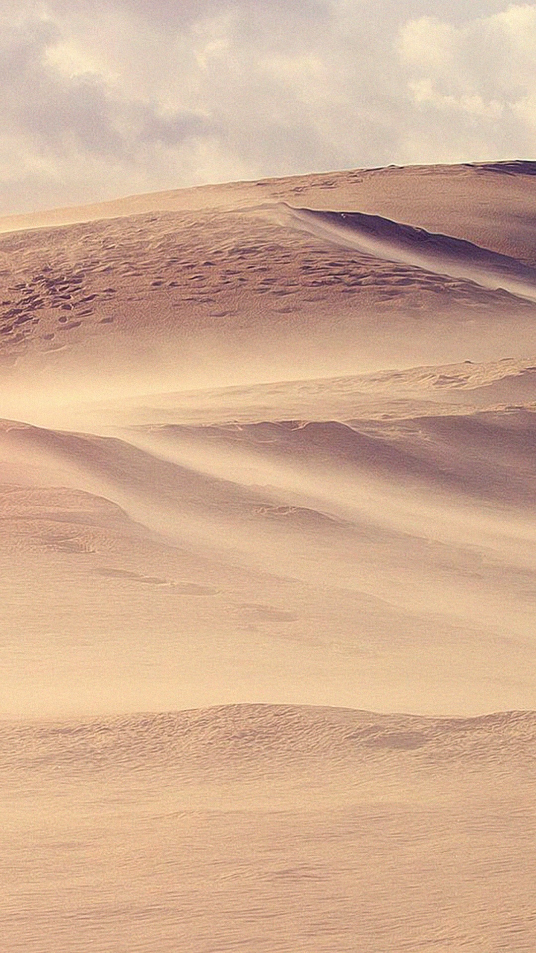 Обои пустыня, песок, Дюна, облако, эрг в разрешении 1080x1920