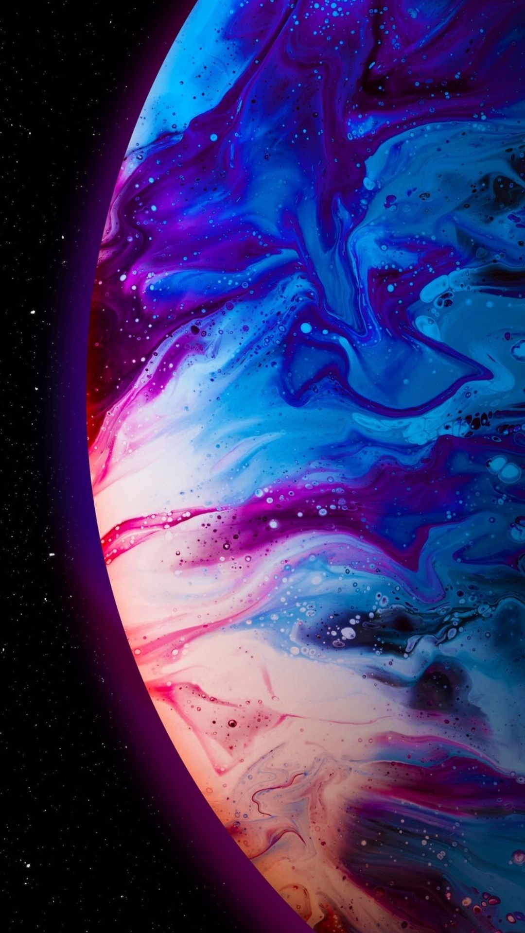 Обои атмосфера, жидкий, природа, мир, арт в разрешении 1080x1920