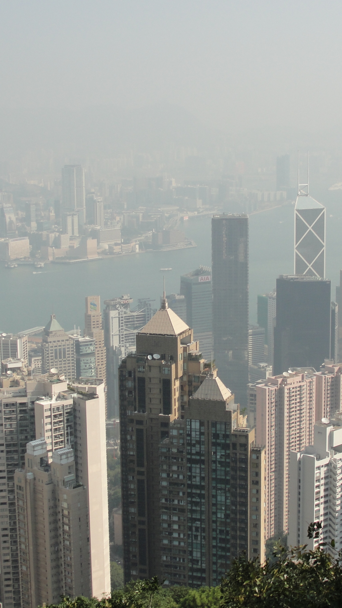 Обои городской пейзаж, небоскреб, метрополия, городской район, город в разрешении 1440x2560