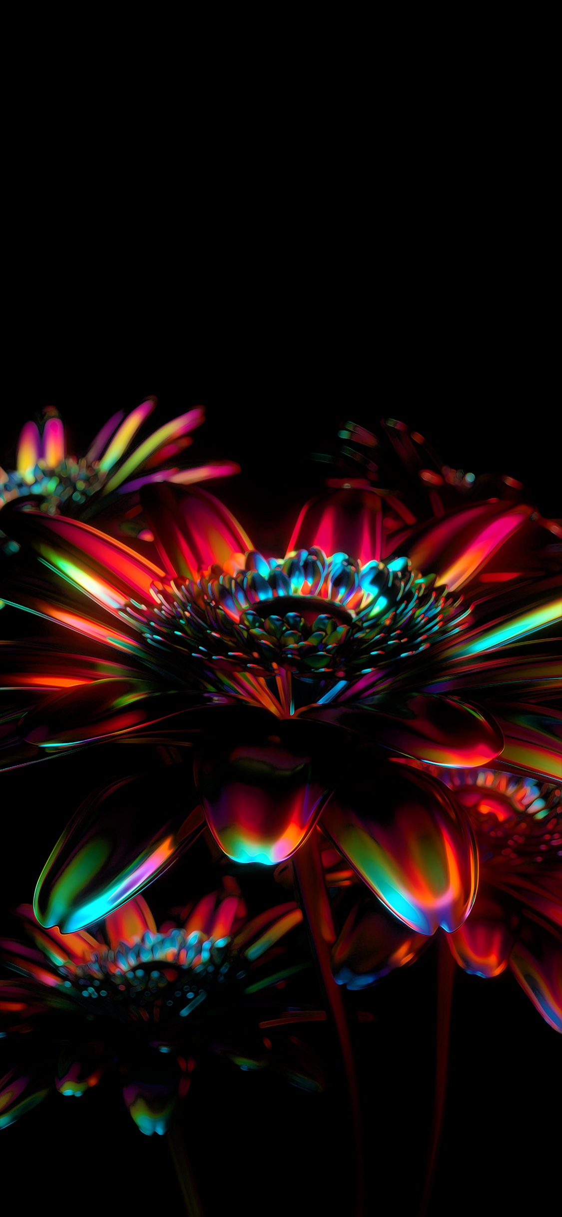 Обои свет, иллюстрация, дизайн, Apple Музыка, пурпур в разрешении 1125x2436