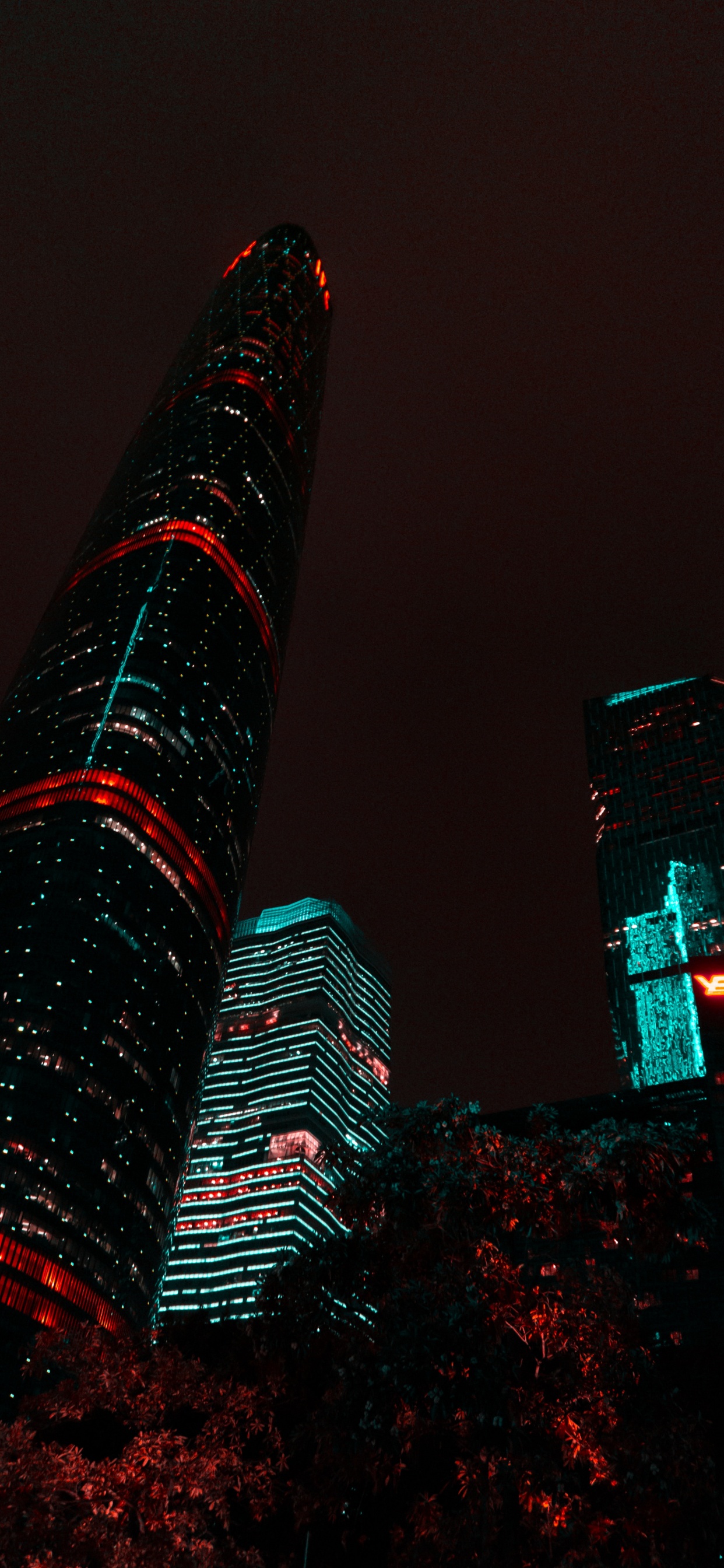 Обои битпорте, soundcloud, здание, небоскреб, вышка в разрешении 1242x2688