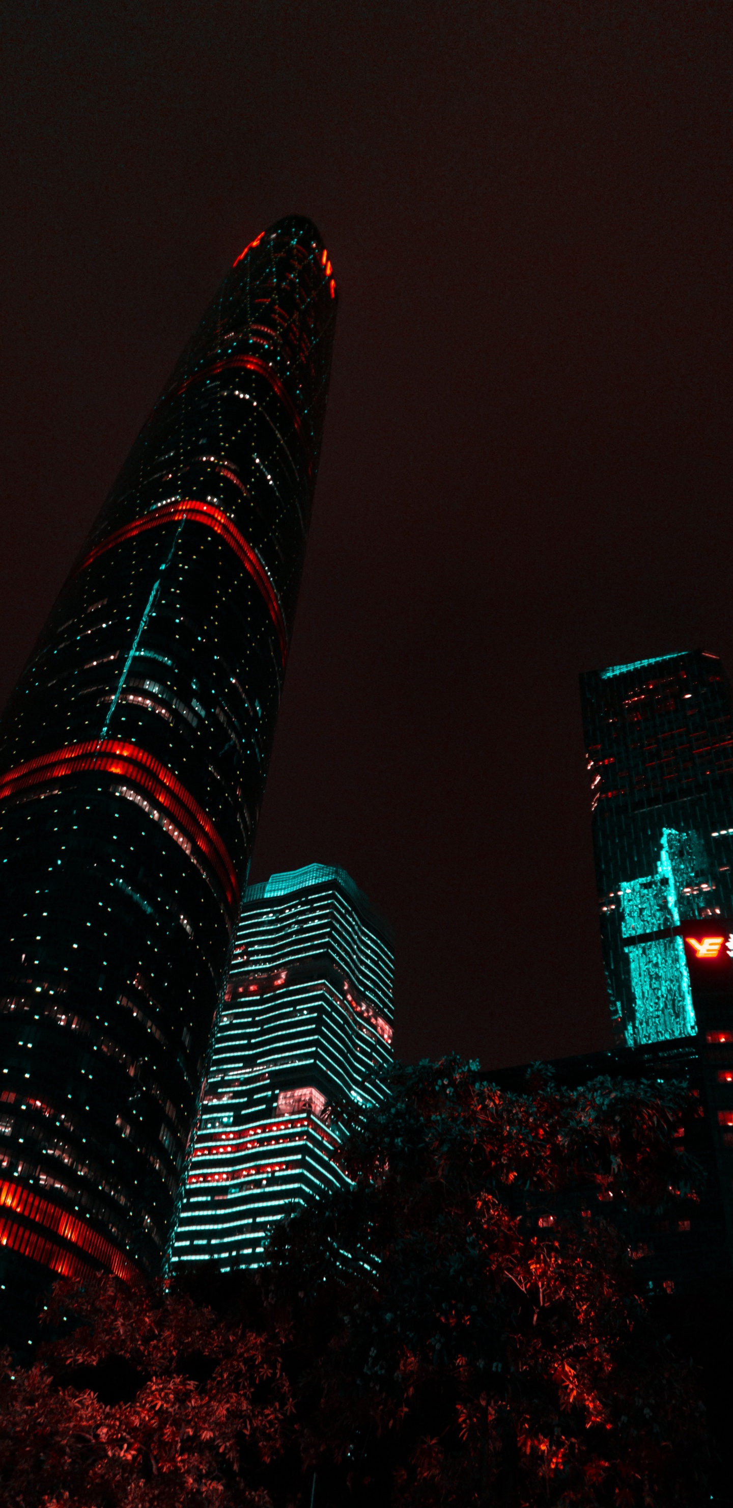 Обои битпорте, soundcloud, здание, небоскреб, вышка в разрешении 1440x2960