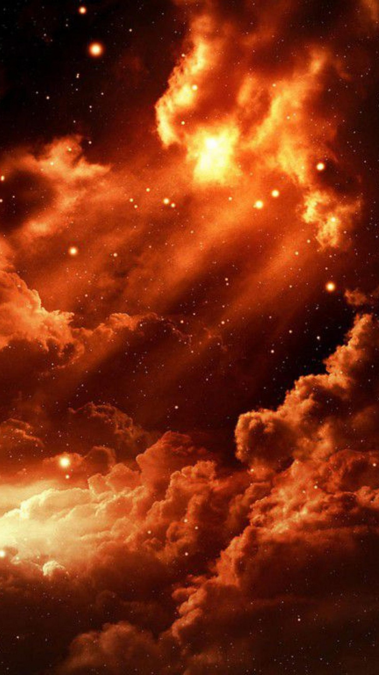 Обои атмосфера, космическое пространство, астрономический объект, космос, Вселенная в разрешении 750x1334