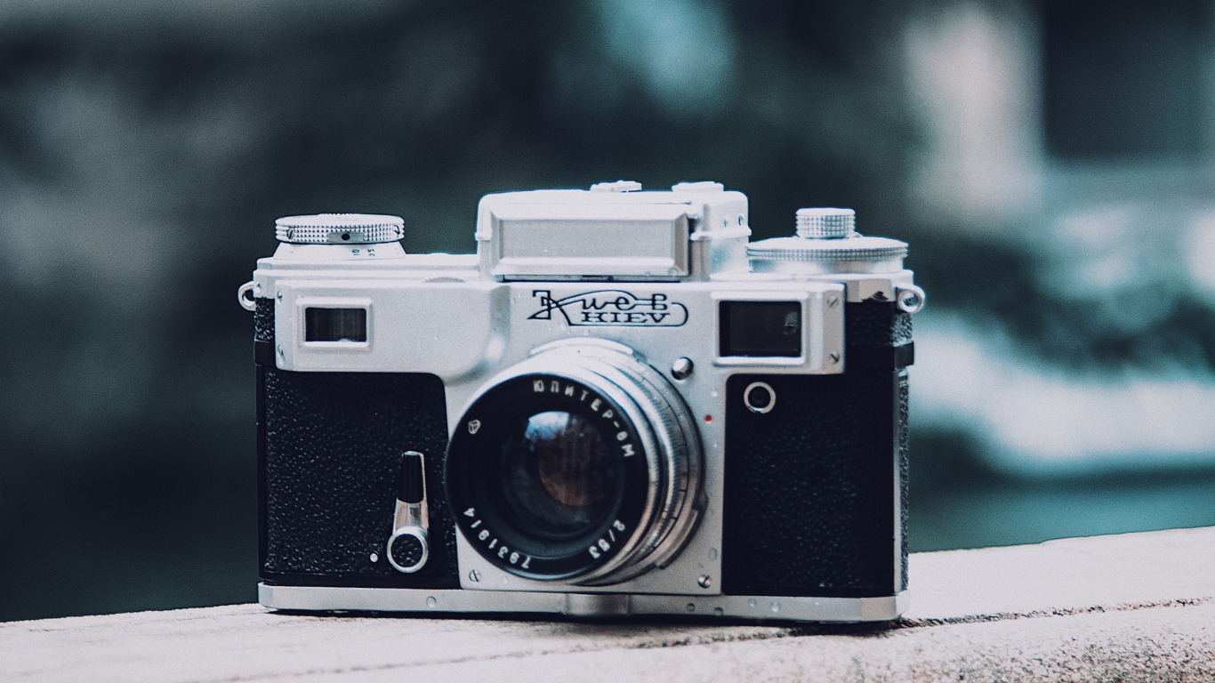 Обои камера, цифровой фотоаппарат, цифровые зеркальные, Точка-и-снимай камеры, оптика камеры в разрешении 1366x768